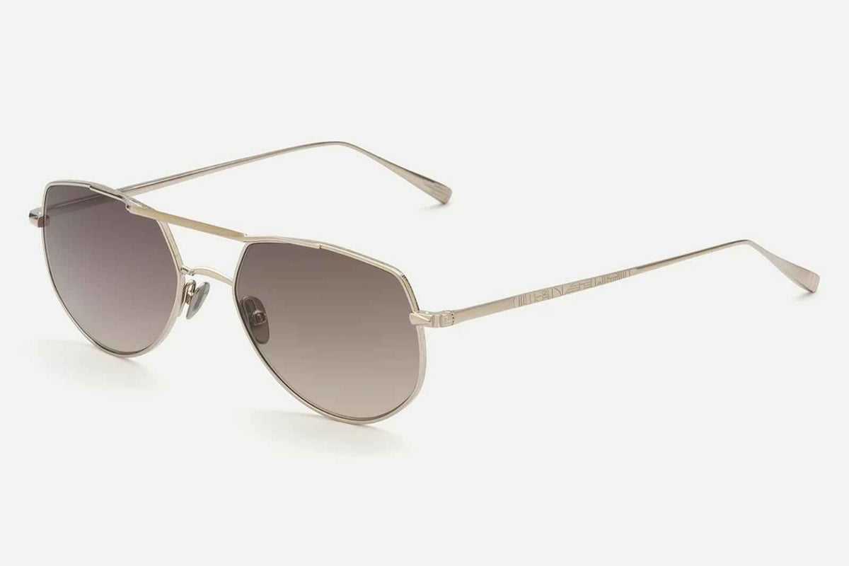 Ahlem Cadet - Grey Gold Brushed | Rain Gradient Sunglasses