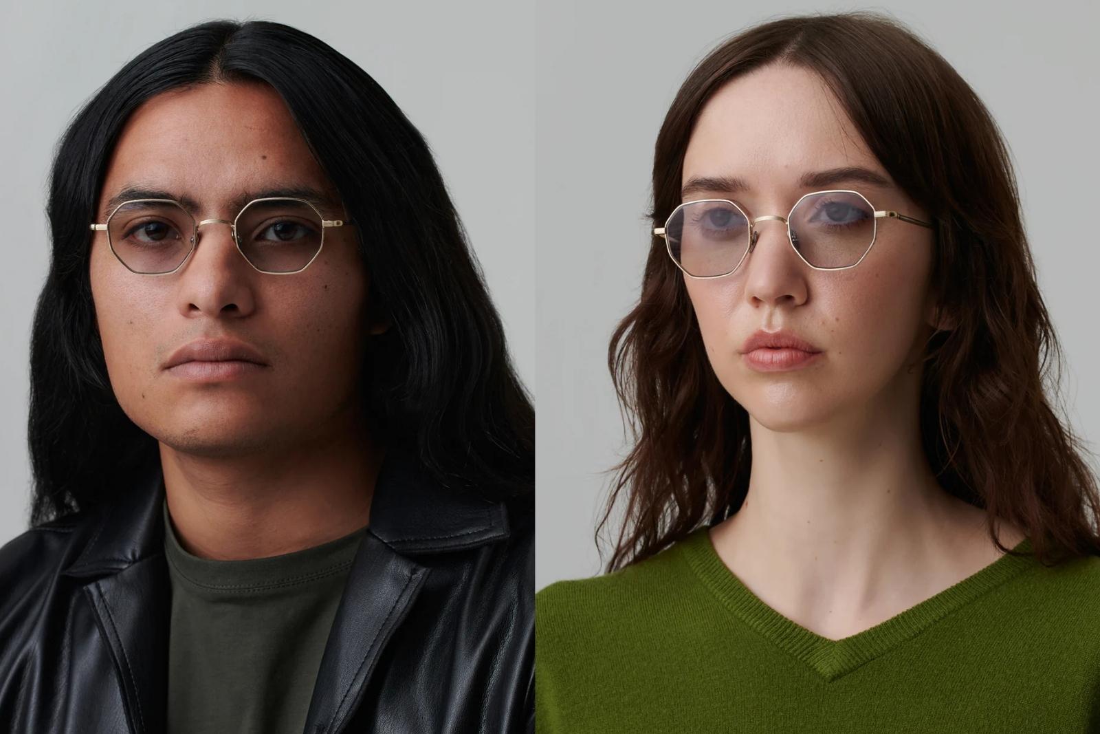 Ahlem Gaillon - Grey Gold Sunglasses