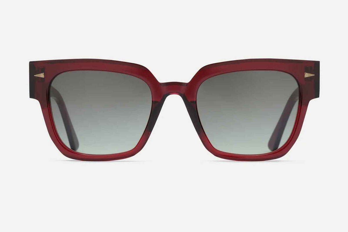 Ahlem Italiens - Burgundy | Green Gradient Sunglasses