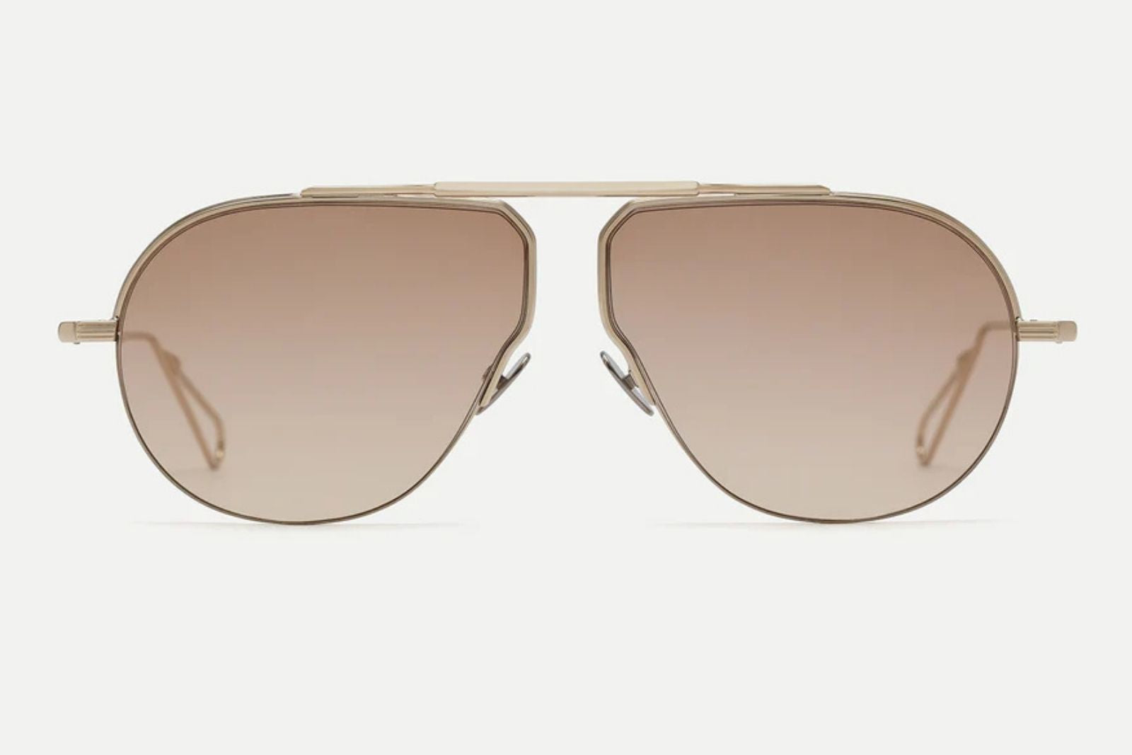 Ahlem Laplace - Grey Gold | Brown Light Gradient Sunglasses
