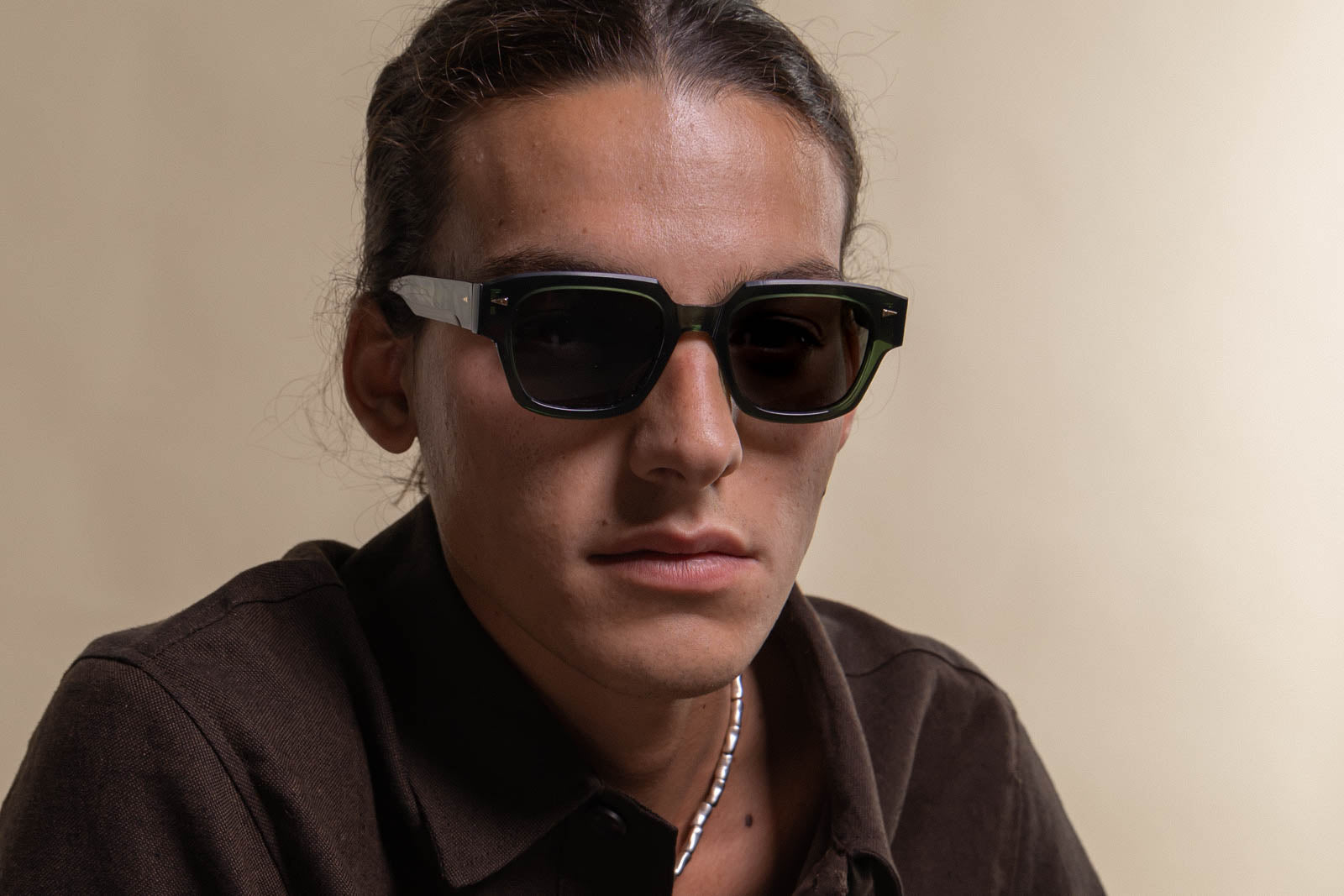 Ahlem rivoli dark green sunglasses