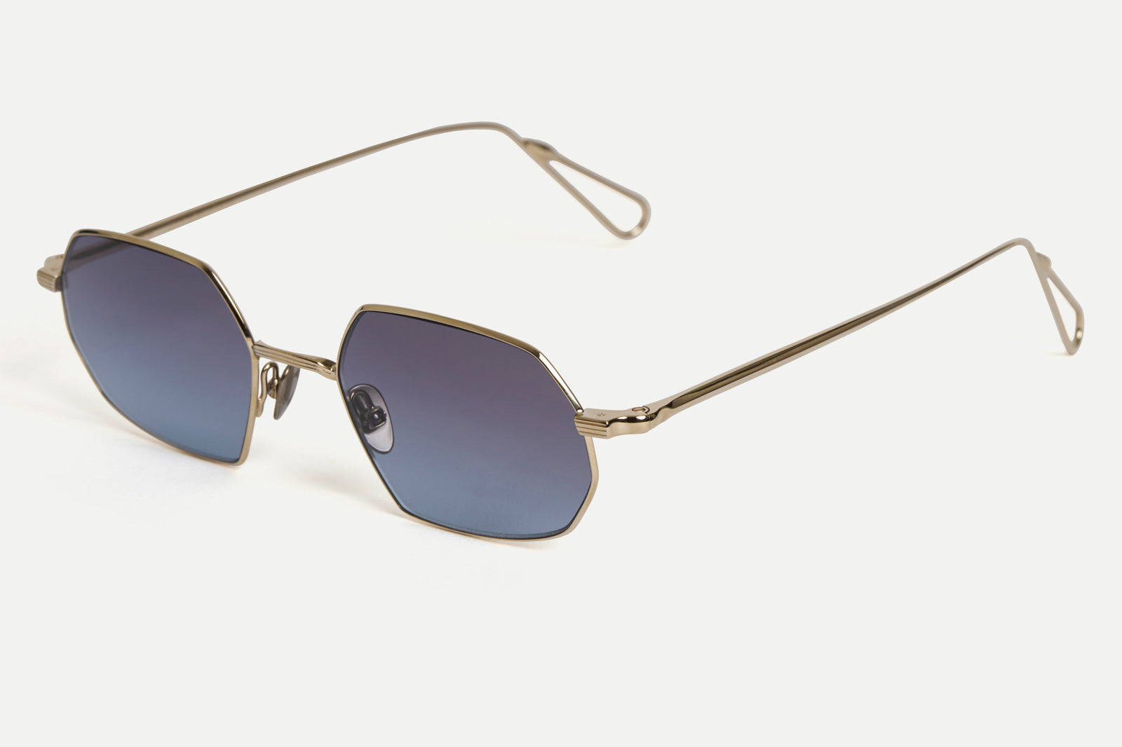Ahlem Triomphe Grey Gold Sunglasses