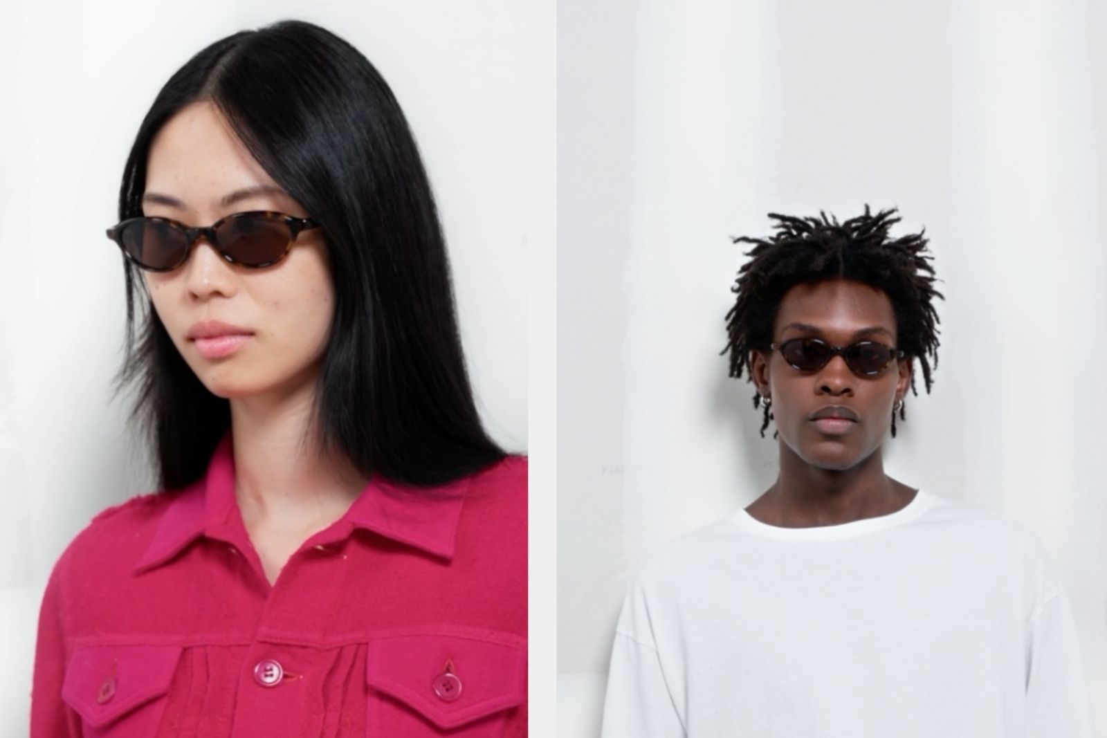 Akila Alien - Tortoise Sunglasses on Model