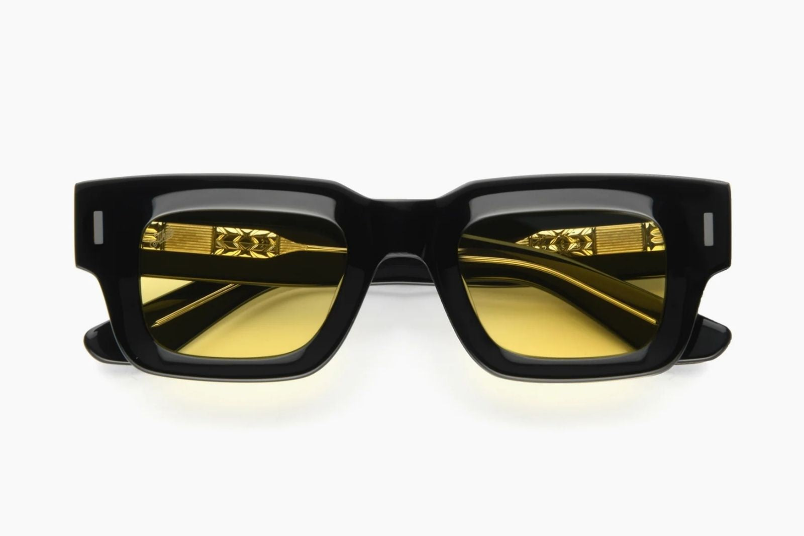 AKILA Ares サングラス イエローレンズ Akila | Ares in Black Yellow Sunglasses - twelvesixtynine