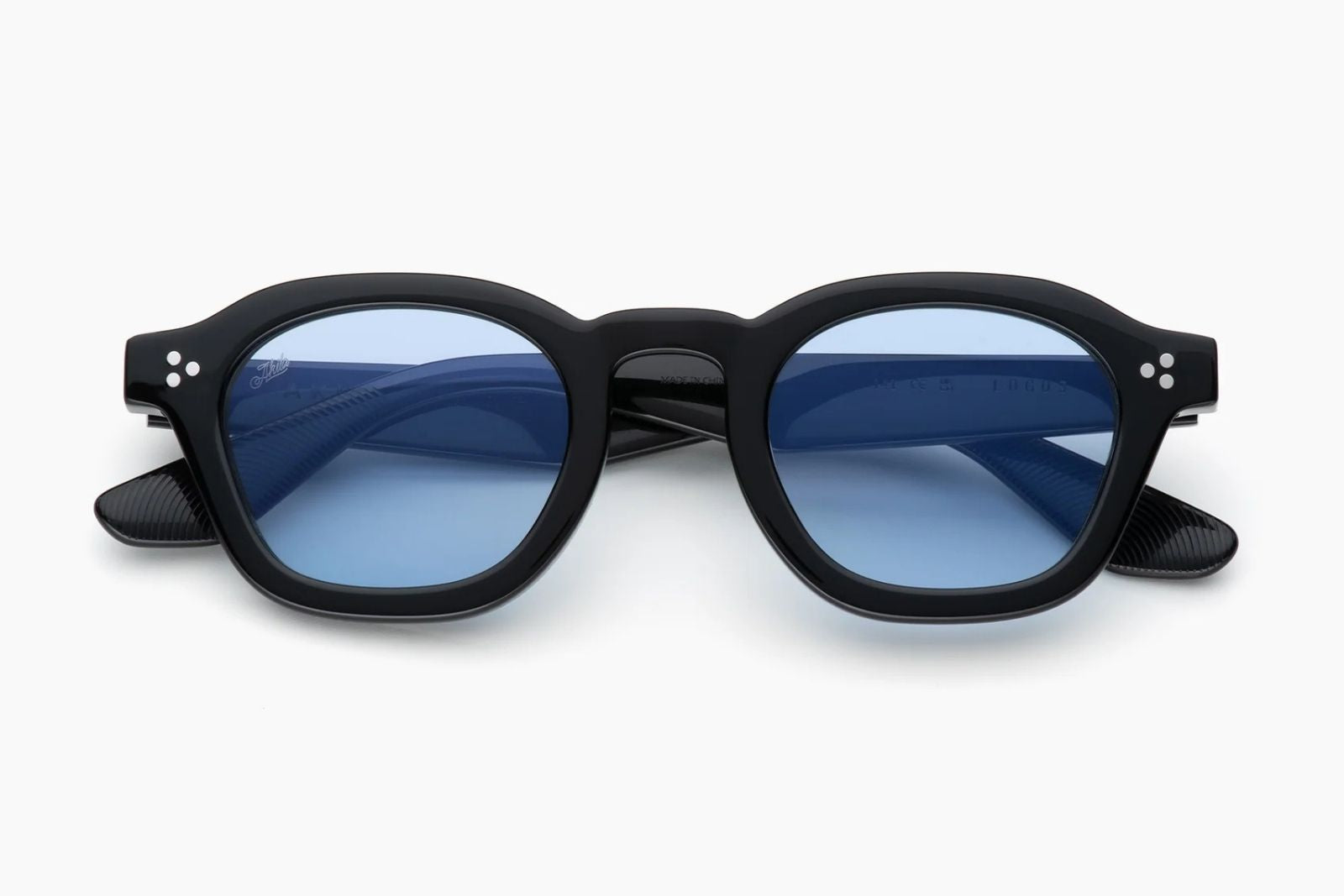 Akila Logos - Black | Sky Blue Sunglasses
