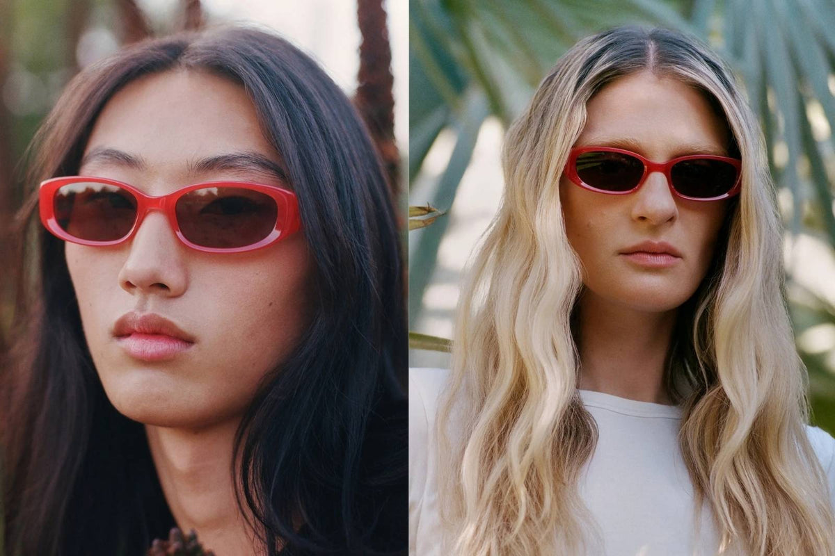 akila-mira-chilli-brown-sunglasses on Model