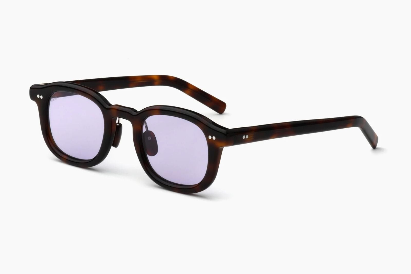 Akila Musa - Chestnut Tortoise - Light Adaptive Purple Sunglasses