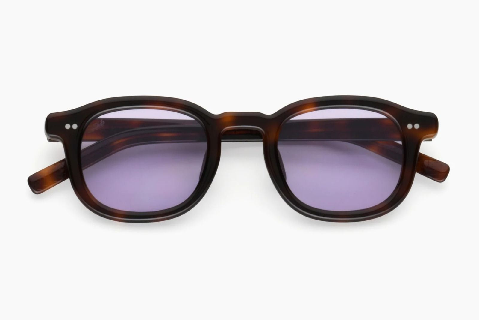 Akila Musa - Chestnut Tortoise - Light Adaptive Purple Sunglasses