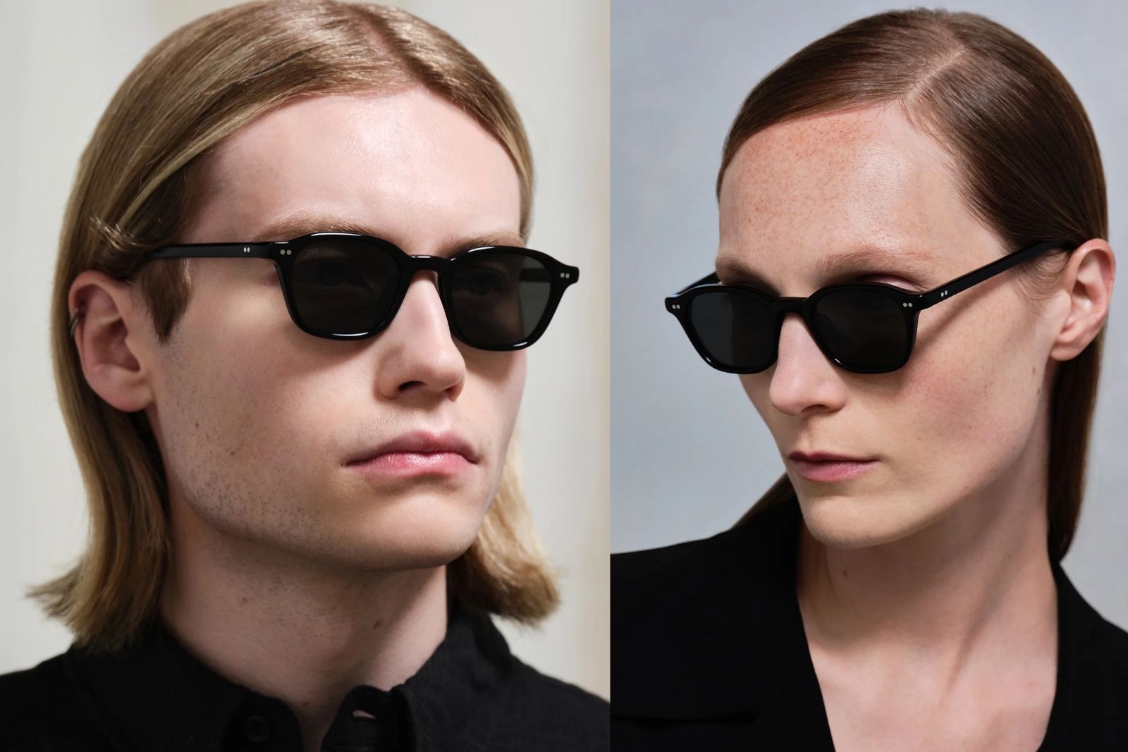 Akila Nomos - Black Sunglasses on Model