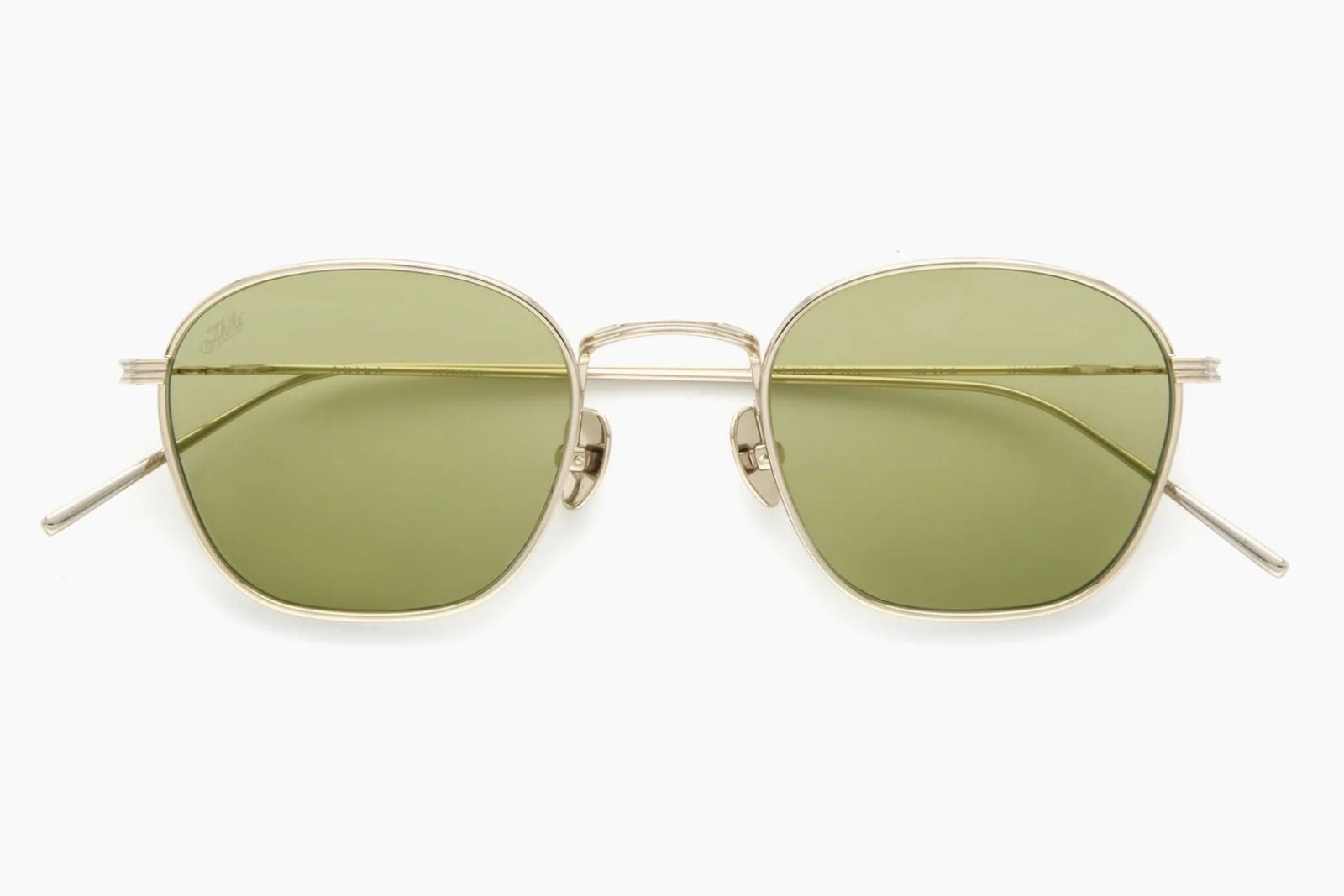 Akila Osiris - Gold | Light Green Sunglasses