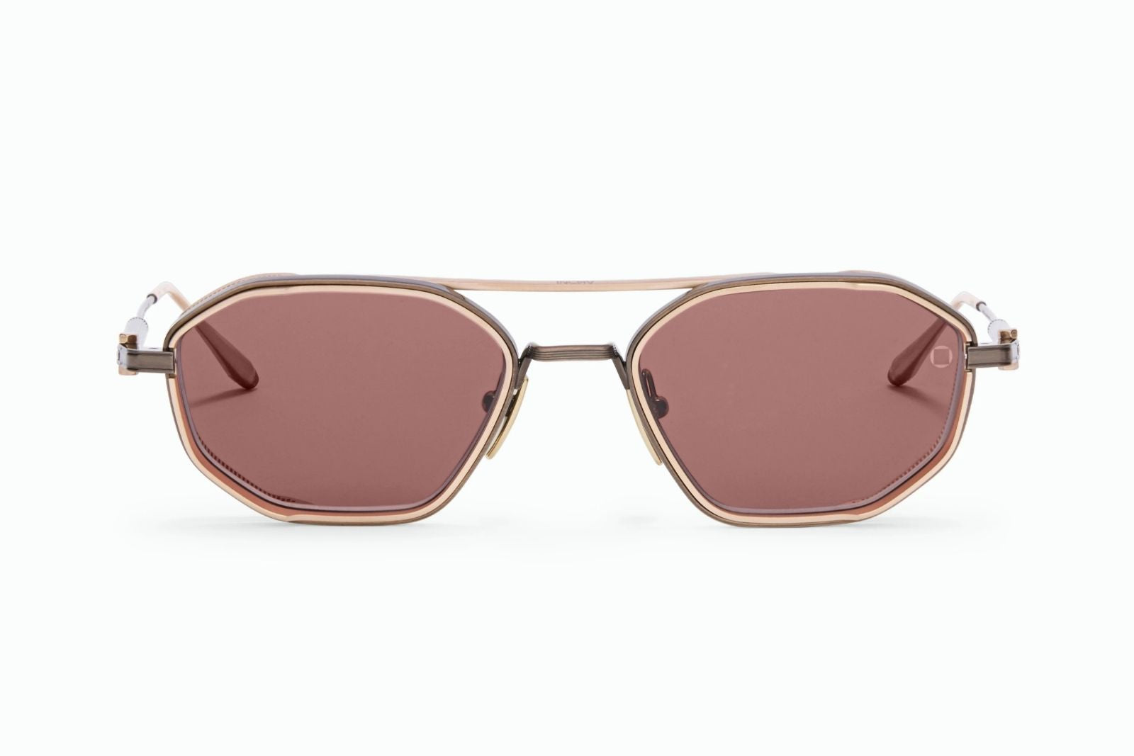 Akoni Eris Two Antique Gold Sunglasses
