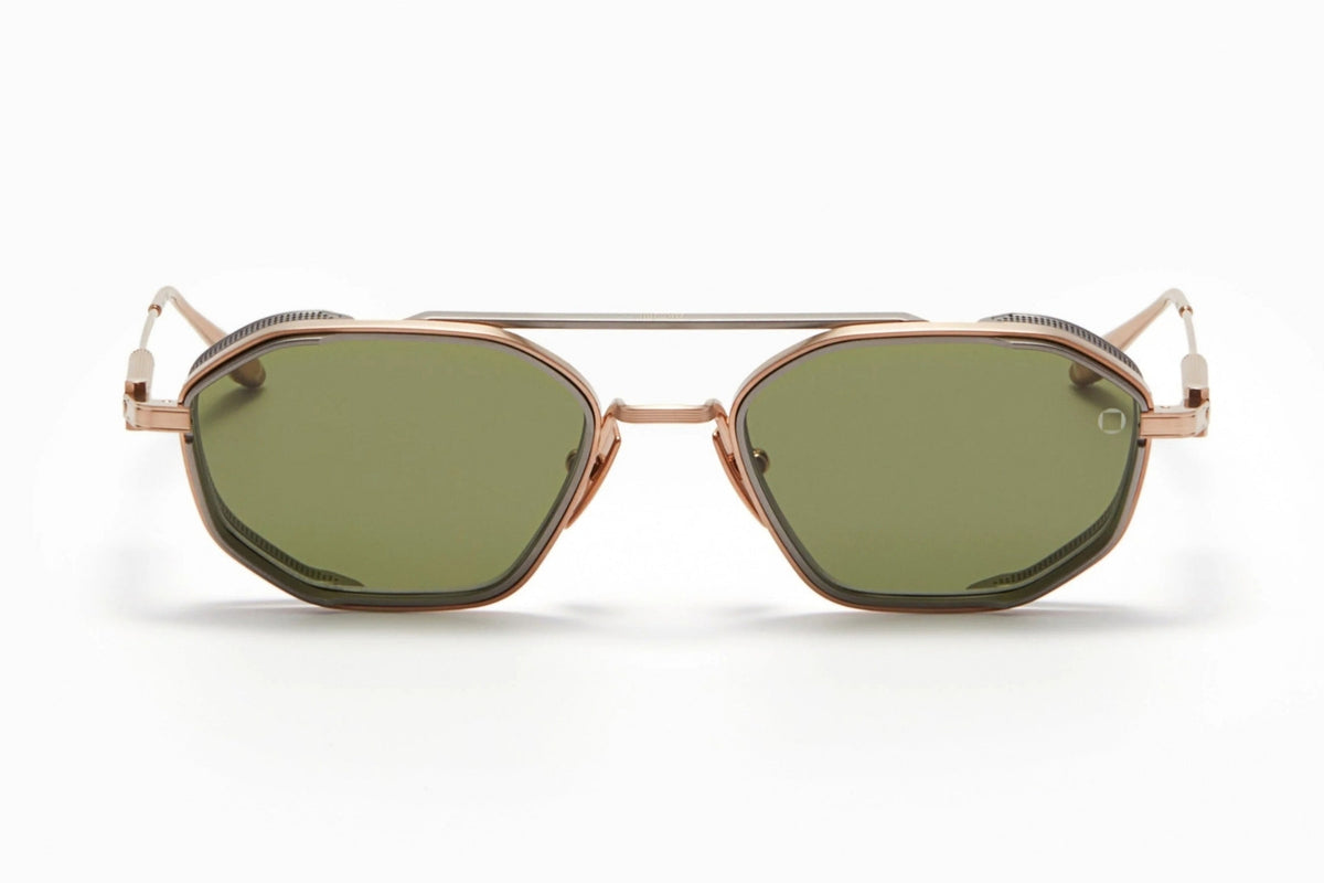 Akoni Eris Two - Brushed White Gold Sunglasses