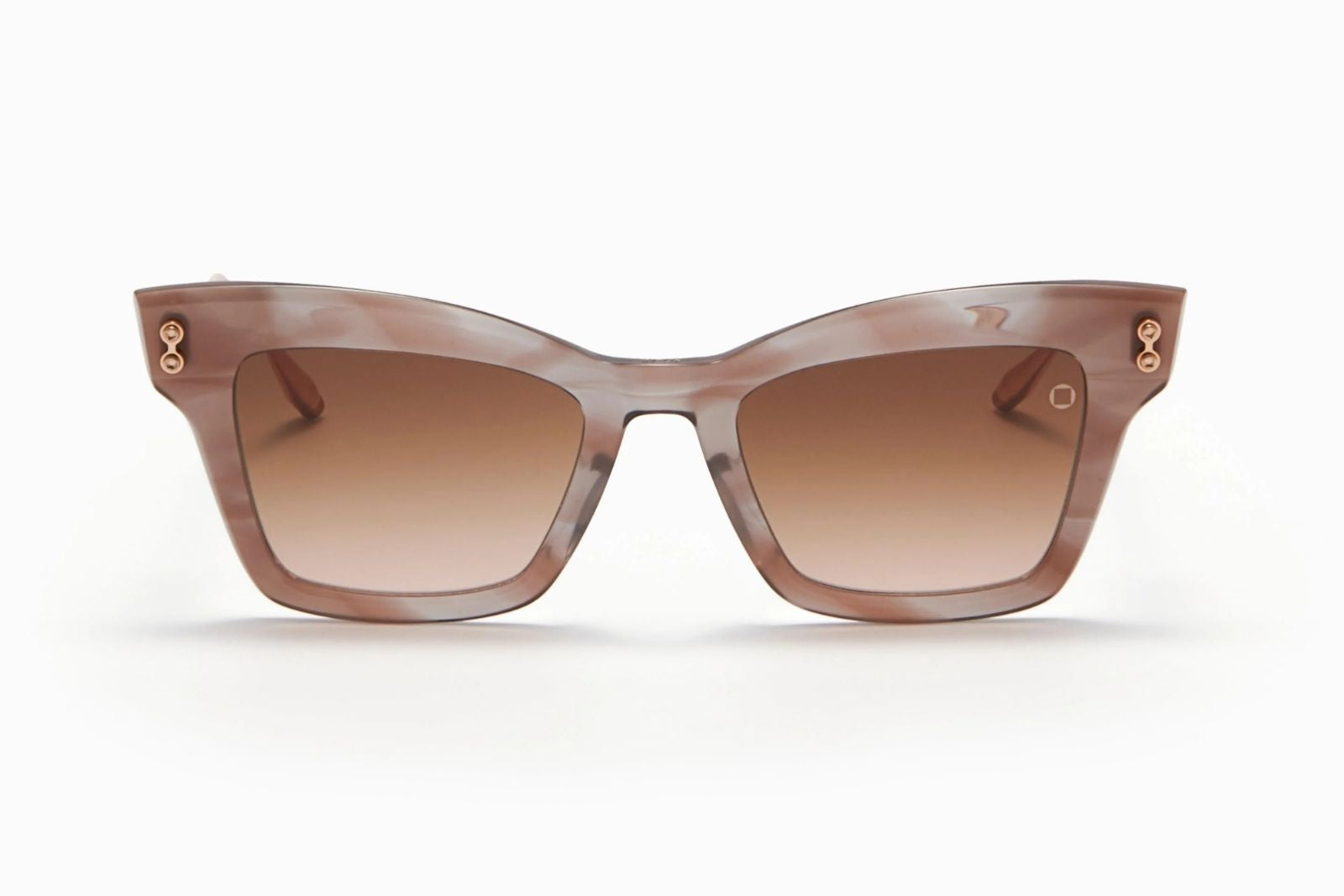 Akoni Innes - Nude Grey Swirl Sunglasses