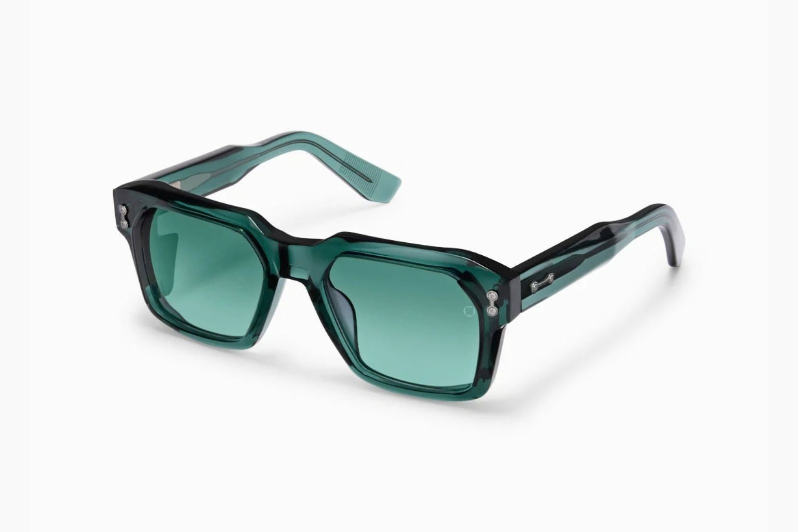 Akoni Pegasus - Two - Crystal Emerald Green Sunglasses