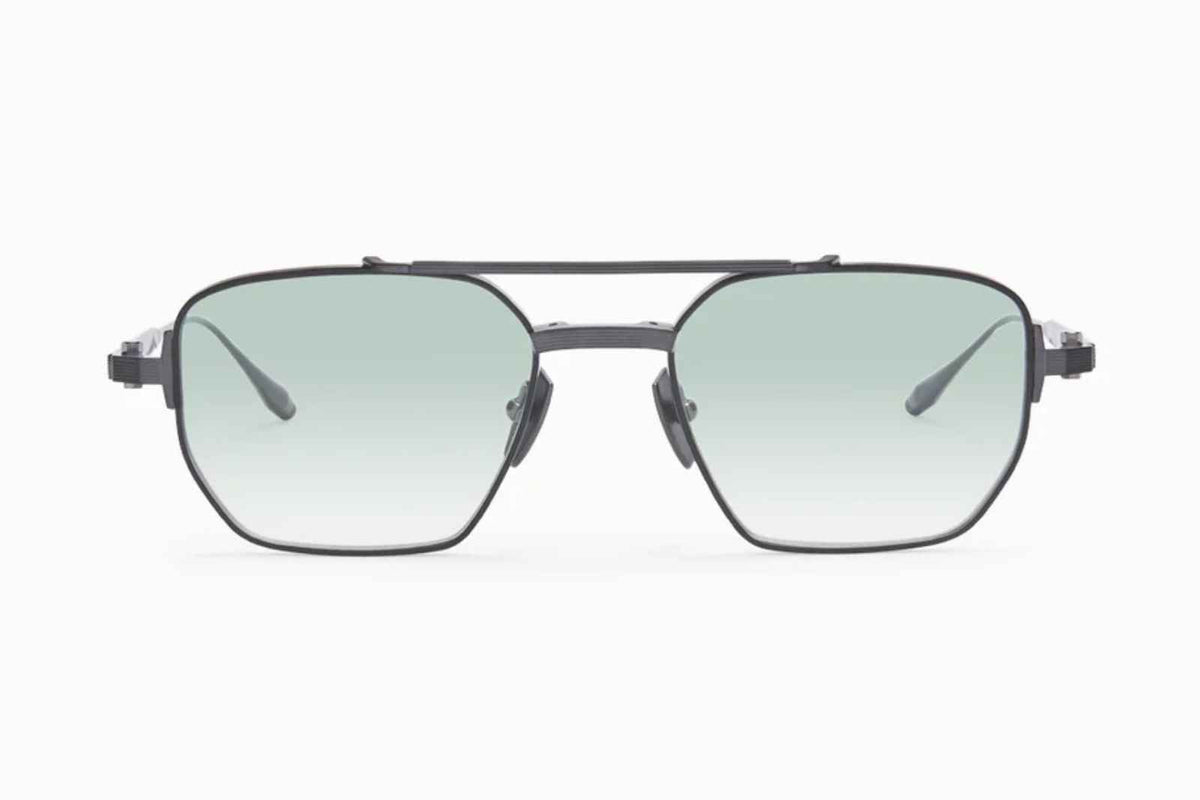 Akoni Proteus - Brushed Black Iron Sunglasses