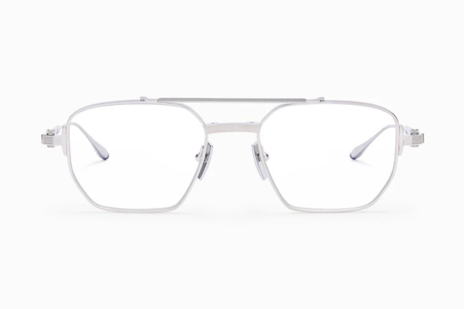 Akoni Proteus Eyeglasses - Shiny Silver