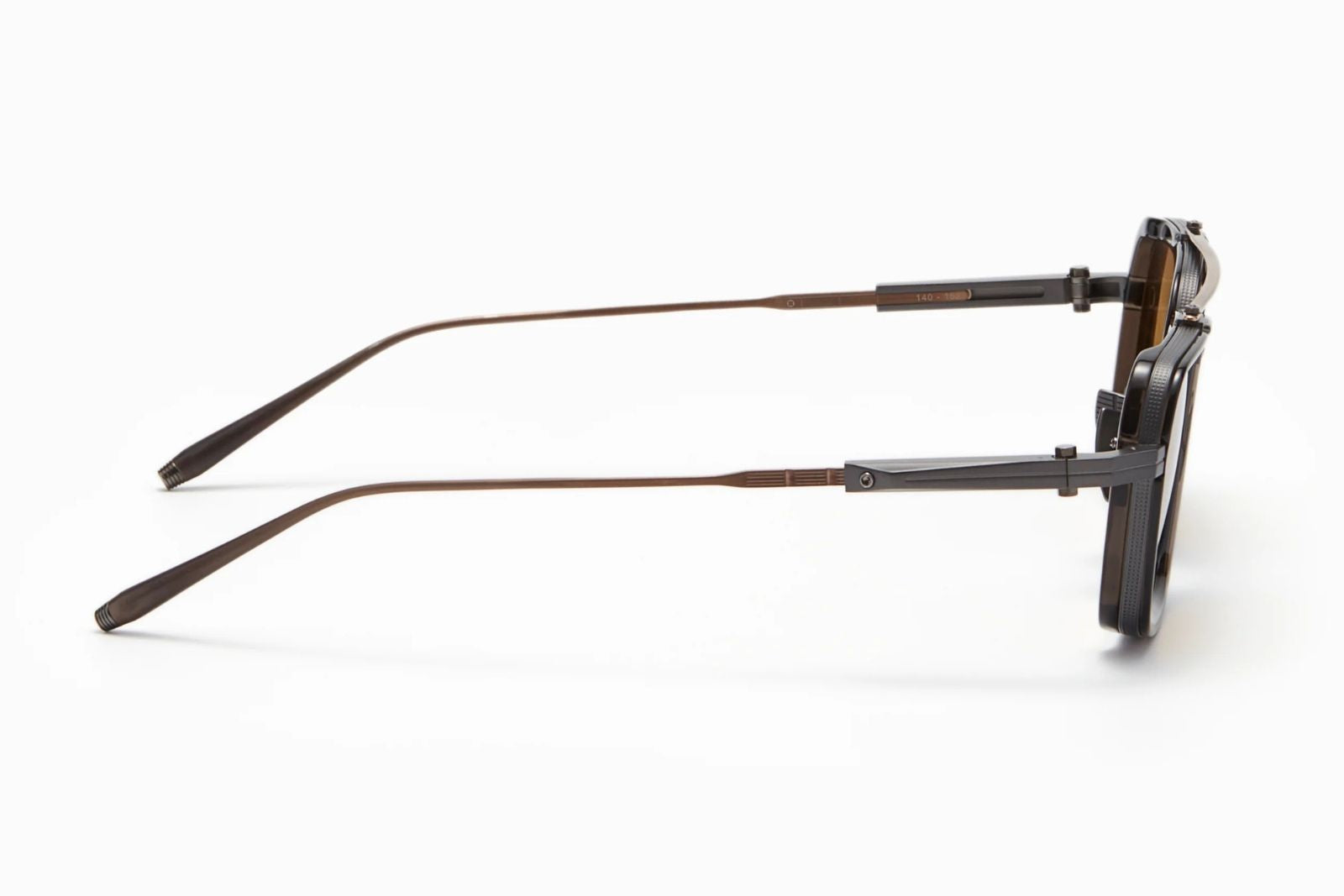 Akoni Solis Sunglasses in Black Iron and Bronze
