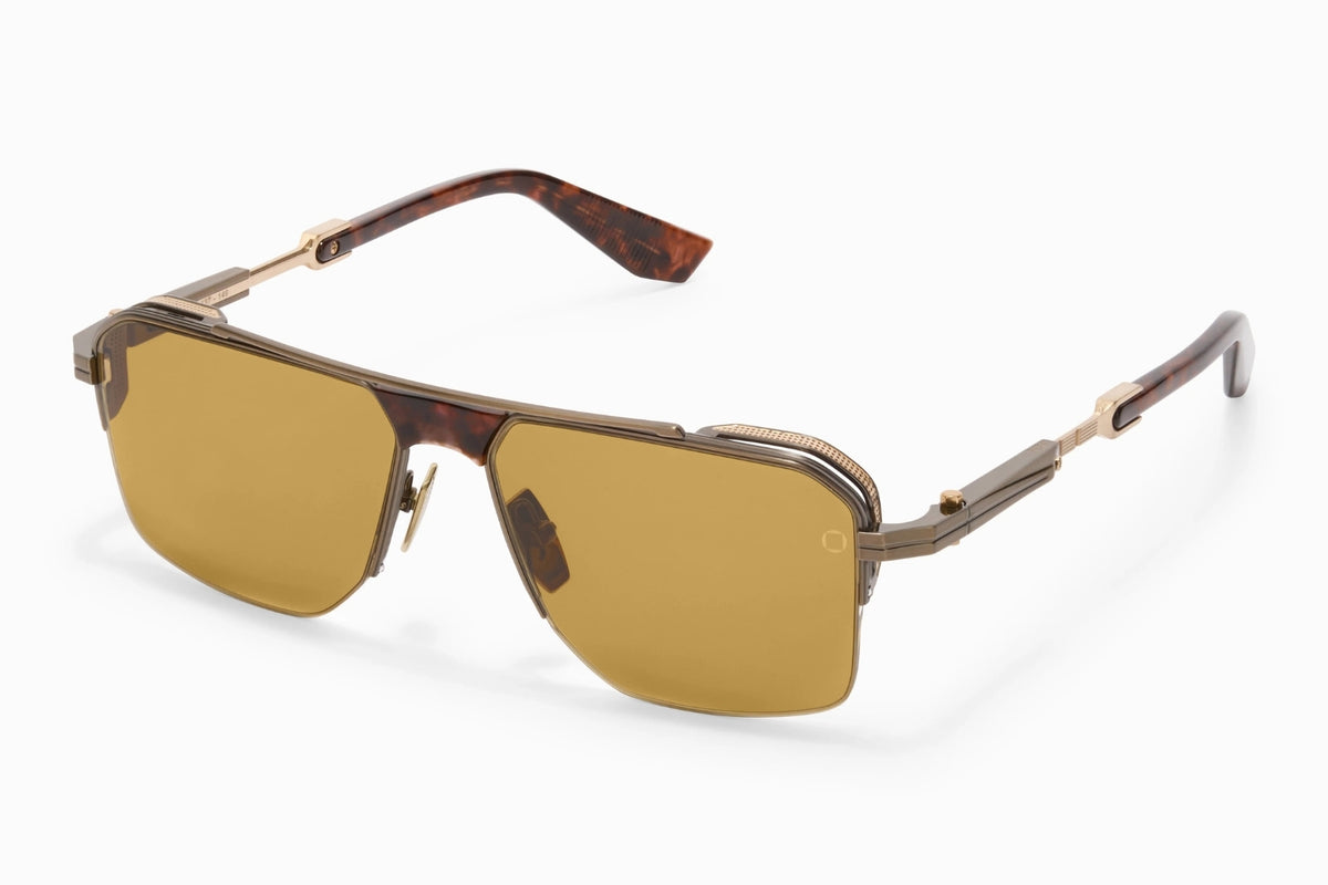 Akoni Starliner - Antiqued 12k Gold Sunglasses