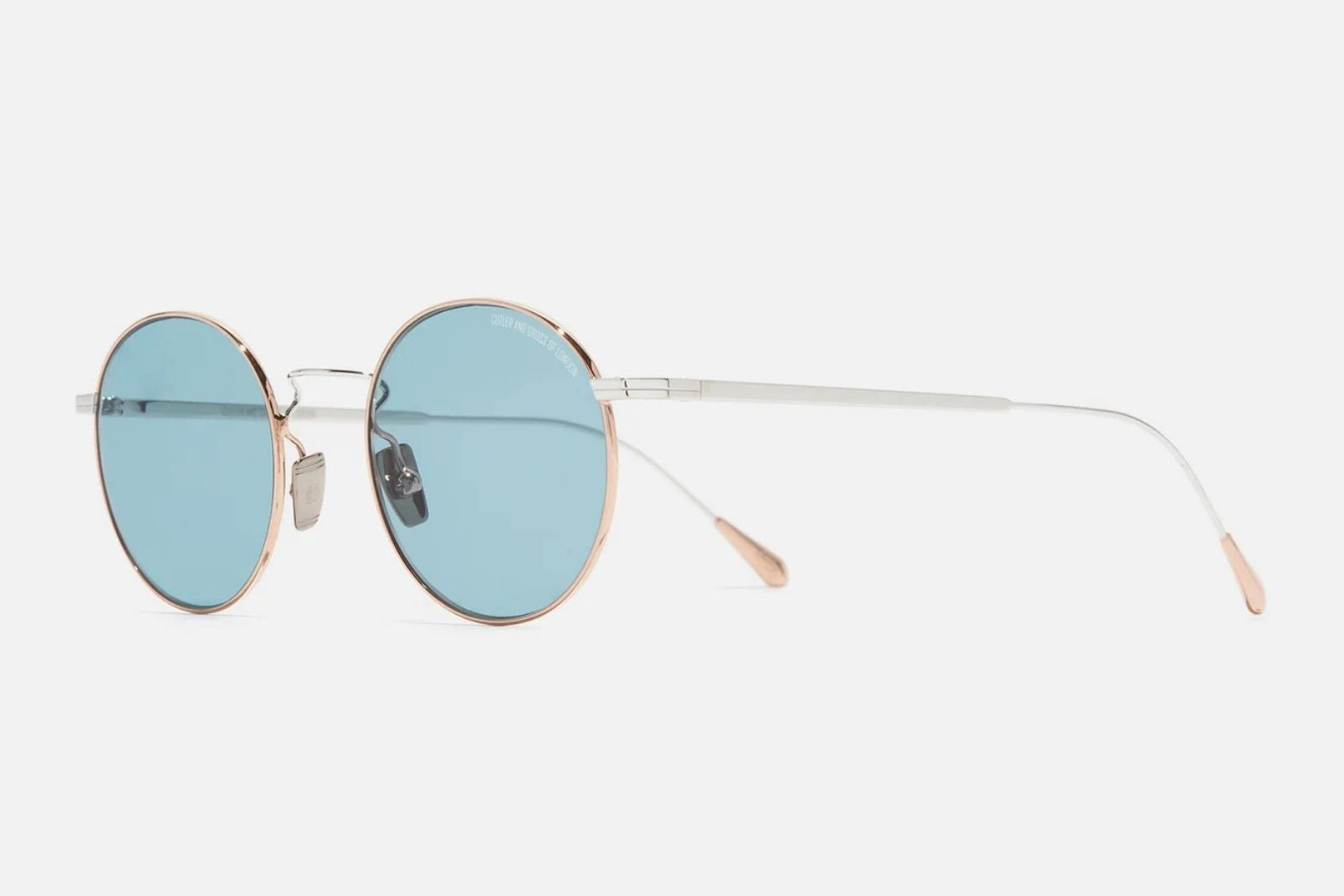 Cutler and Gross 0001 - 18K Rose Gold | 18K Rhodium Sunglasses