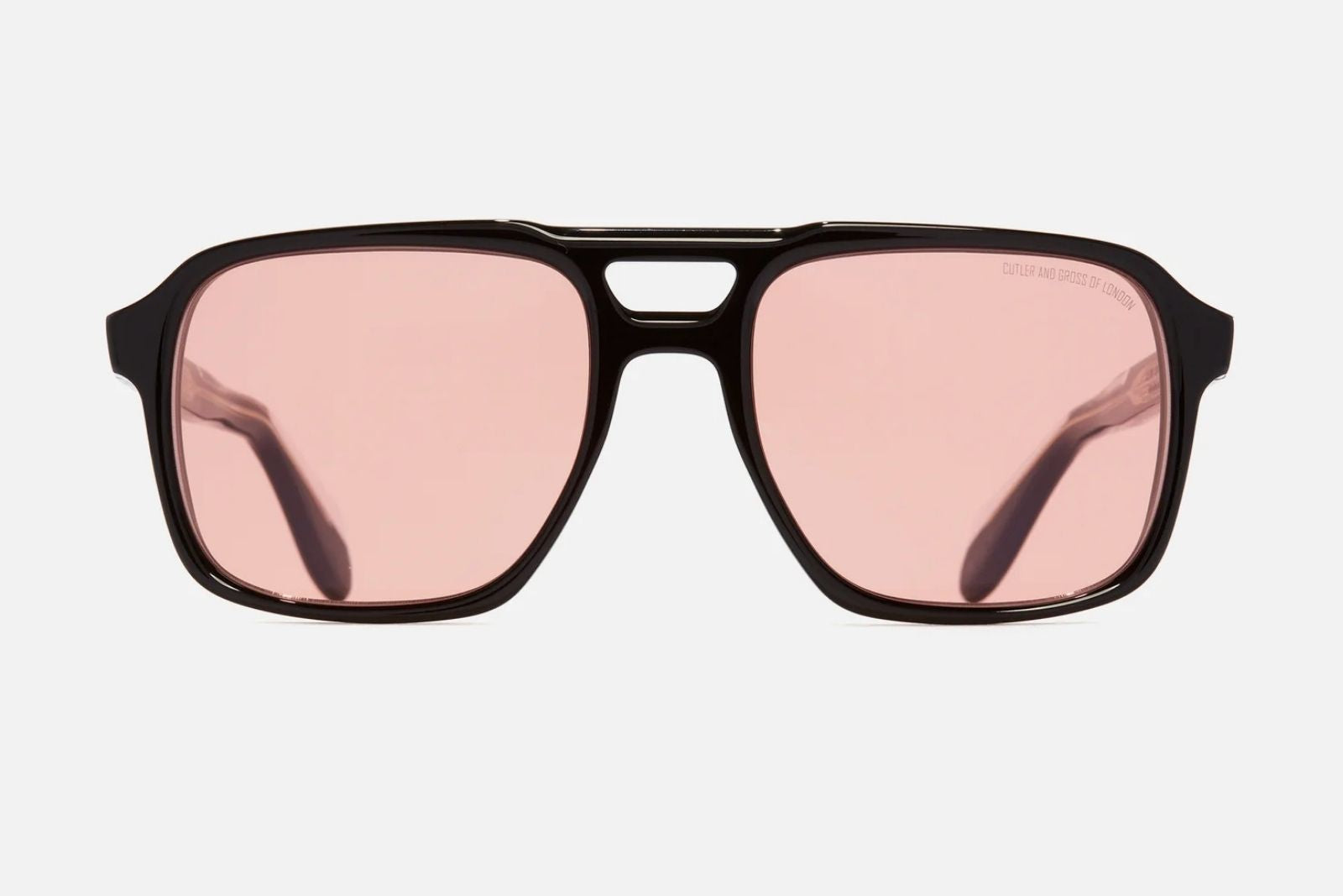 Cutler and Gross 139457 - Black on Pink Sunglasses