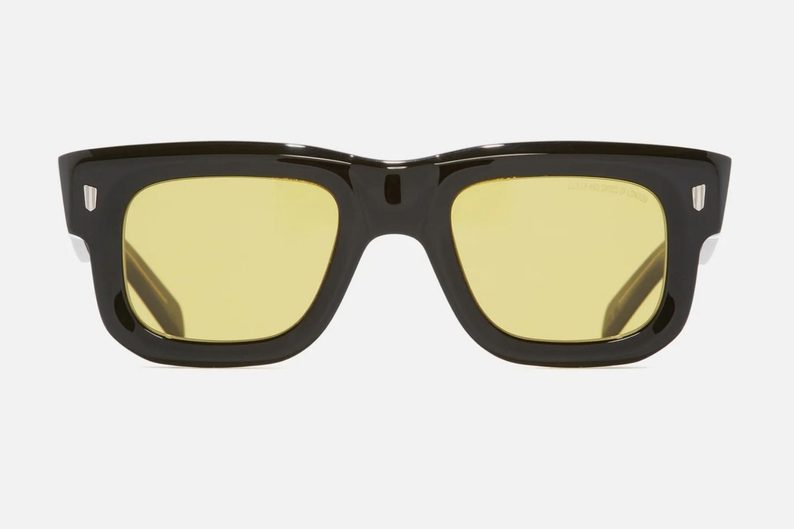 Cutler and Gross 1402 - Yellow on Black Sunglasses
