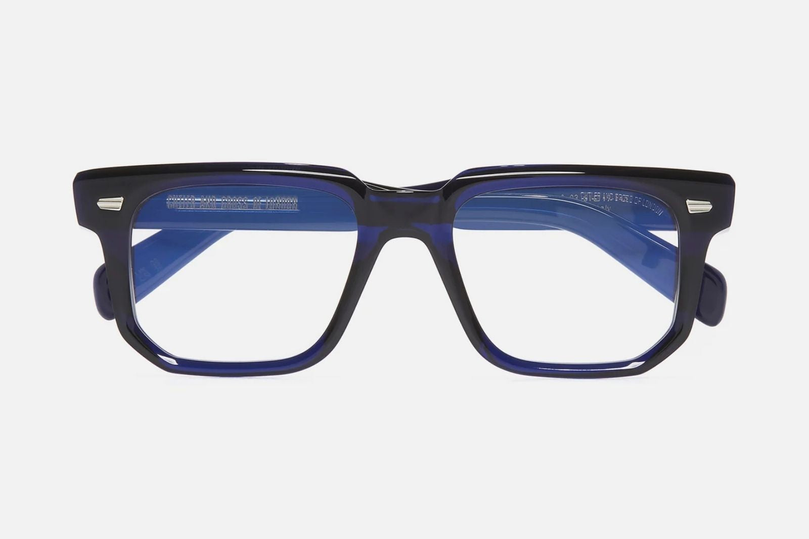 CUTLER AND GROSS サングラス ネイビー ブルーレンズ Cutler And Gross | The 1410 Eyeglasses in Classic Navy Blue