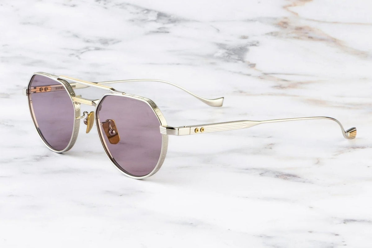 Cutler & Gross Draycott 1426 - Silver Gold Sunglasses