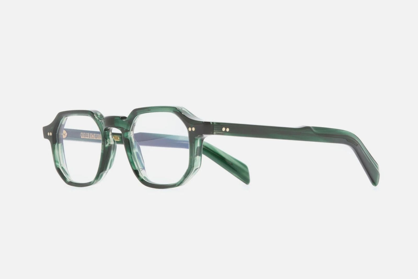 Cutler and Gross GR11 Eyeglasses - Stripped Dark Green