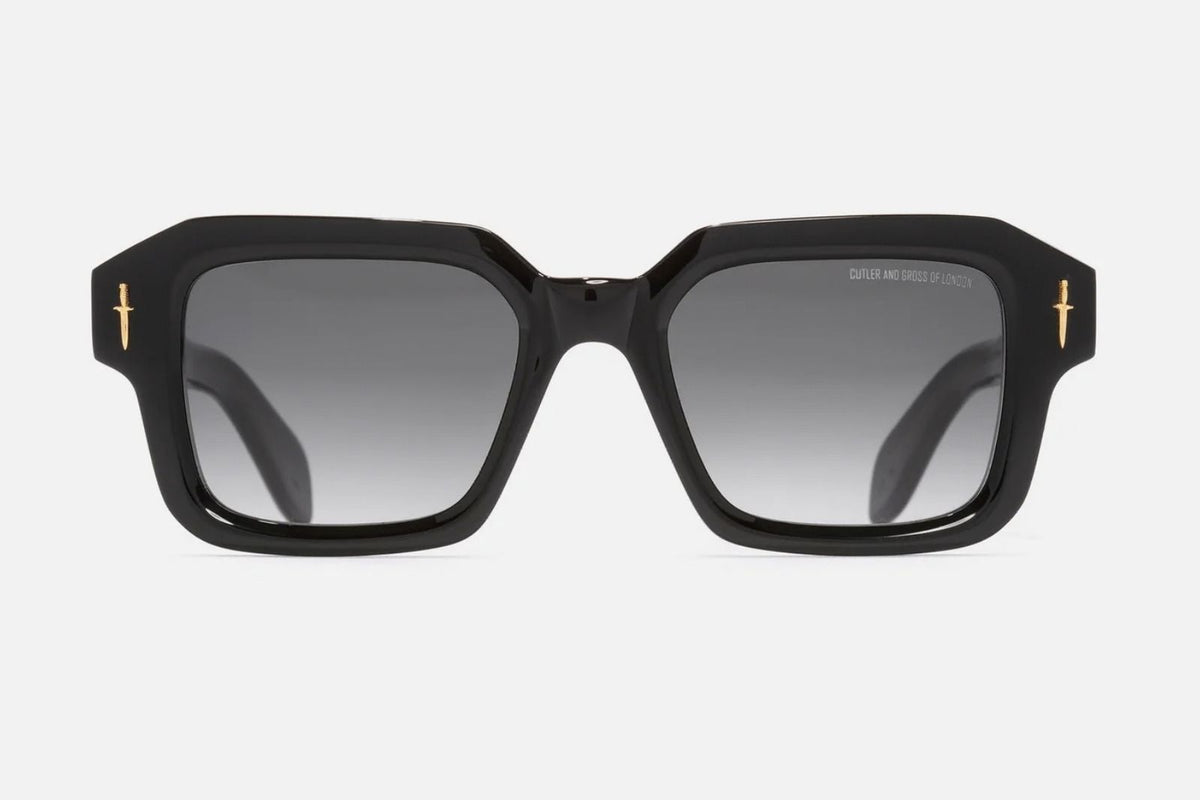 Cutler And Gross x The Great Frog | Bones Sunglasses in Black Gold