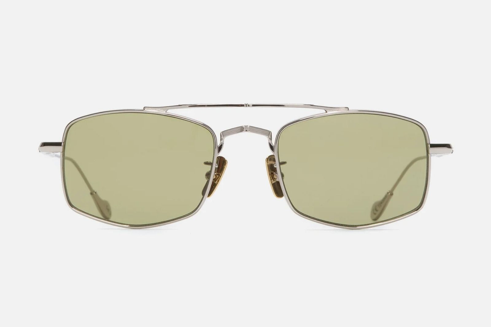 Cutler and Gross The Great Frog Bowie - Silver Green Sunglasses