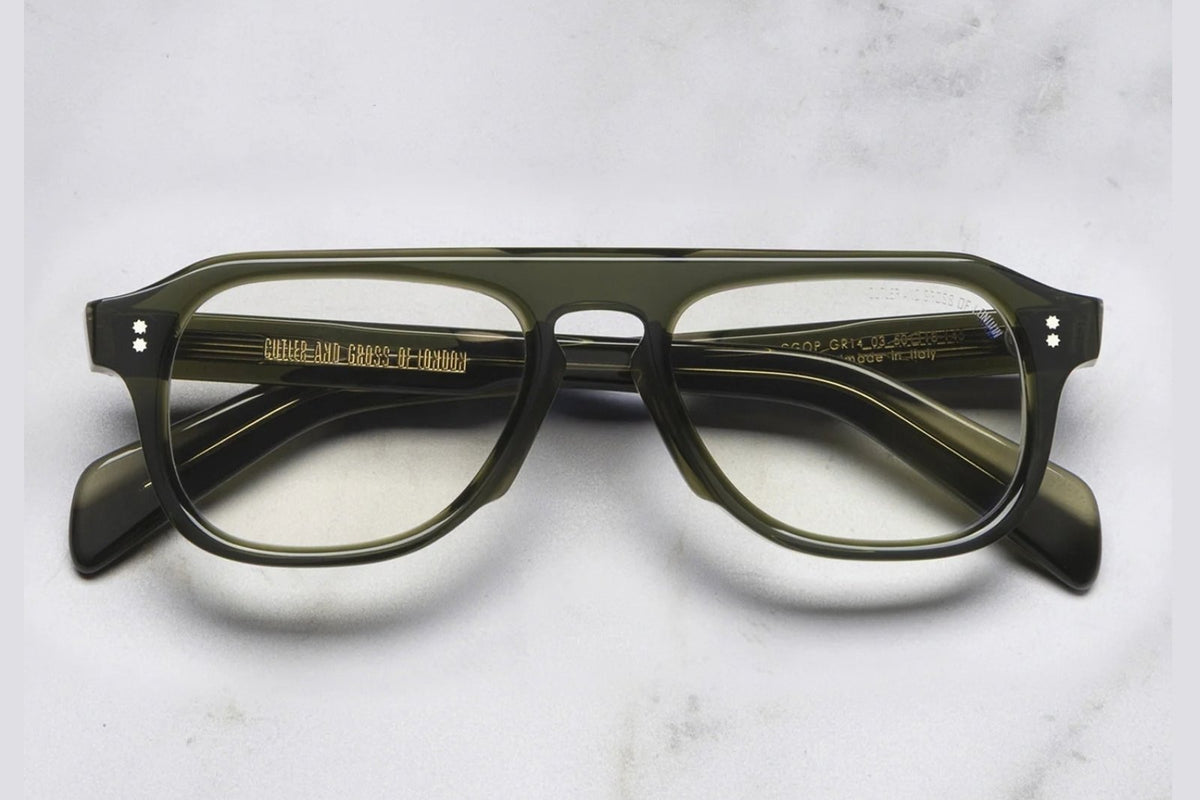 Cutler & Gross GR14 Eyeglasses - Multi Olive