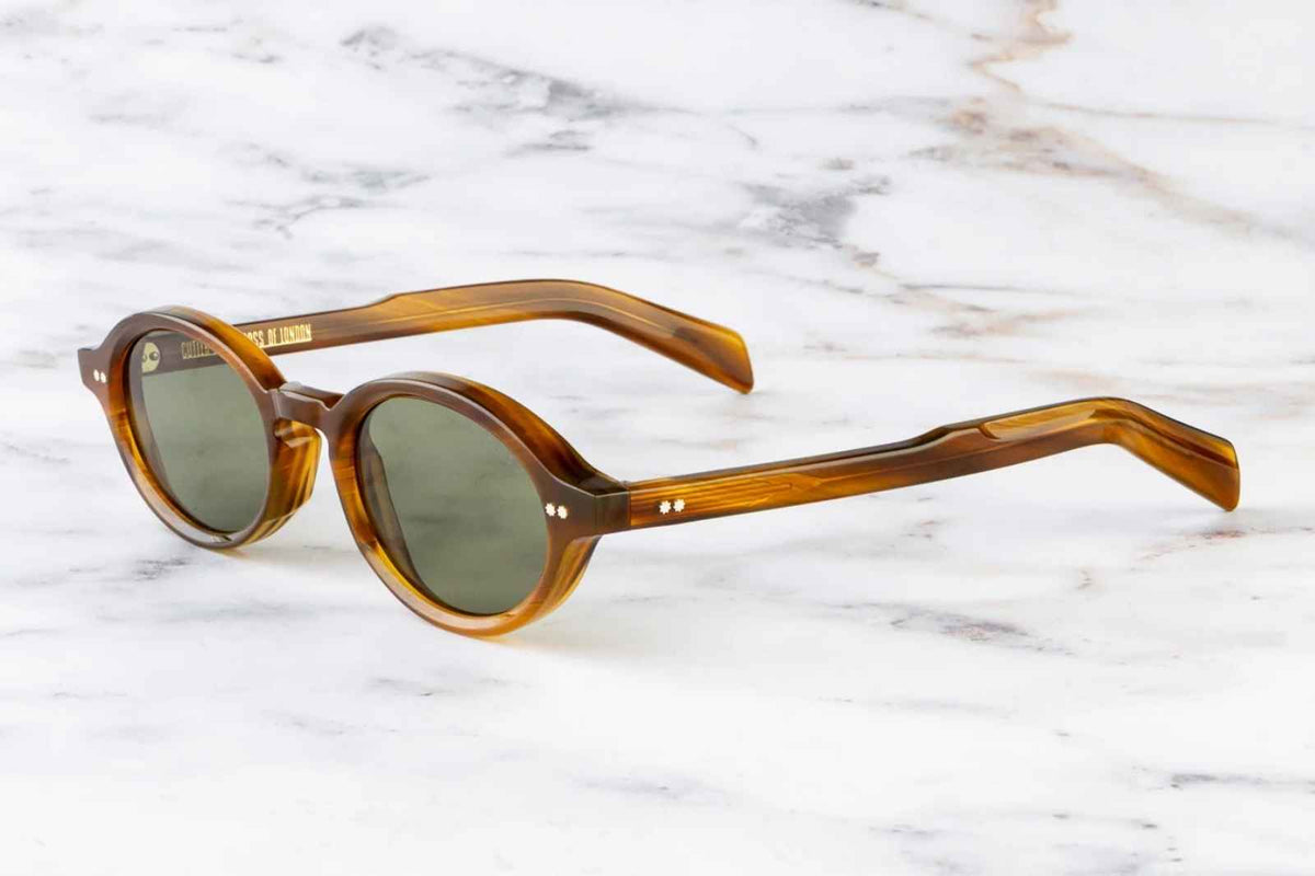 Cutler and Gross GR13 - Mustard Horn Sunglasses