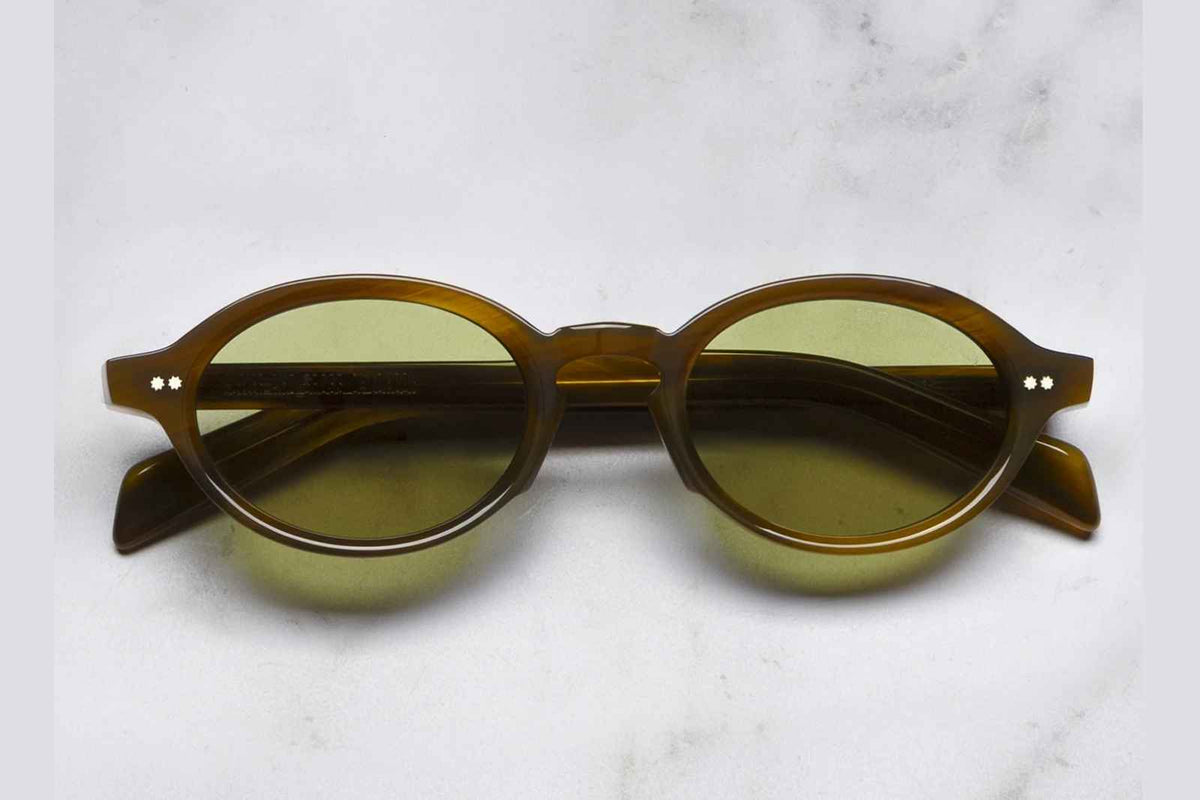 Cutler and Gross GR13 - Mustard Horn Sunglasses