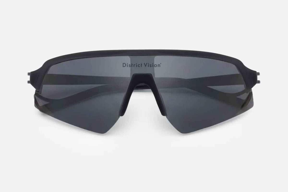 District Vision Choji Turbo Blade - Black/D+ Onyx Mirror Sunglasses