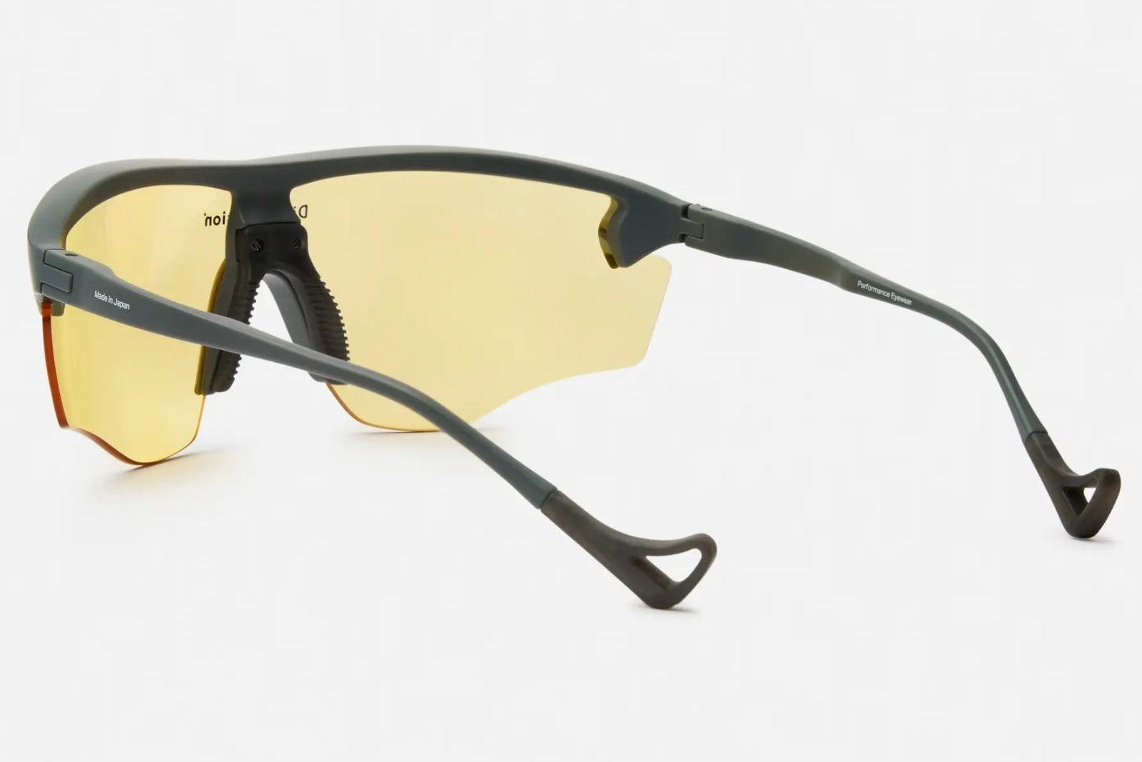 District Vision Junya Racer - Carbon - Yellow Sunglasses