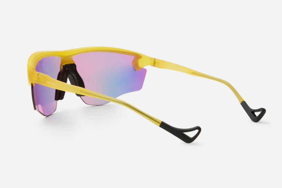 District Vision Junya Racer - Honey/D+ Spectral Mirror Sunglasses