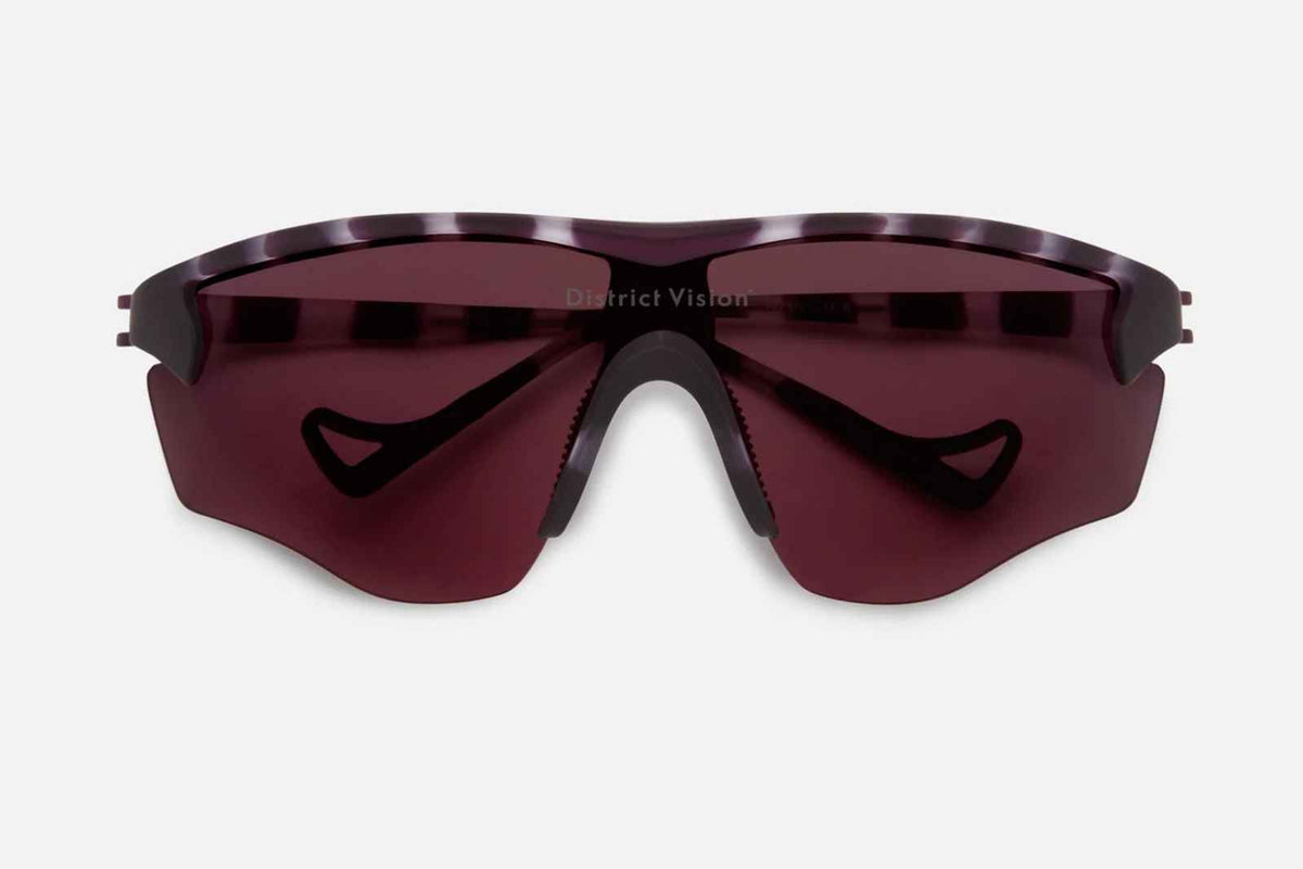 District Vision Junya Racer - Nightshade Tortoise/D+ Black Rose Sunglasses