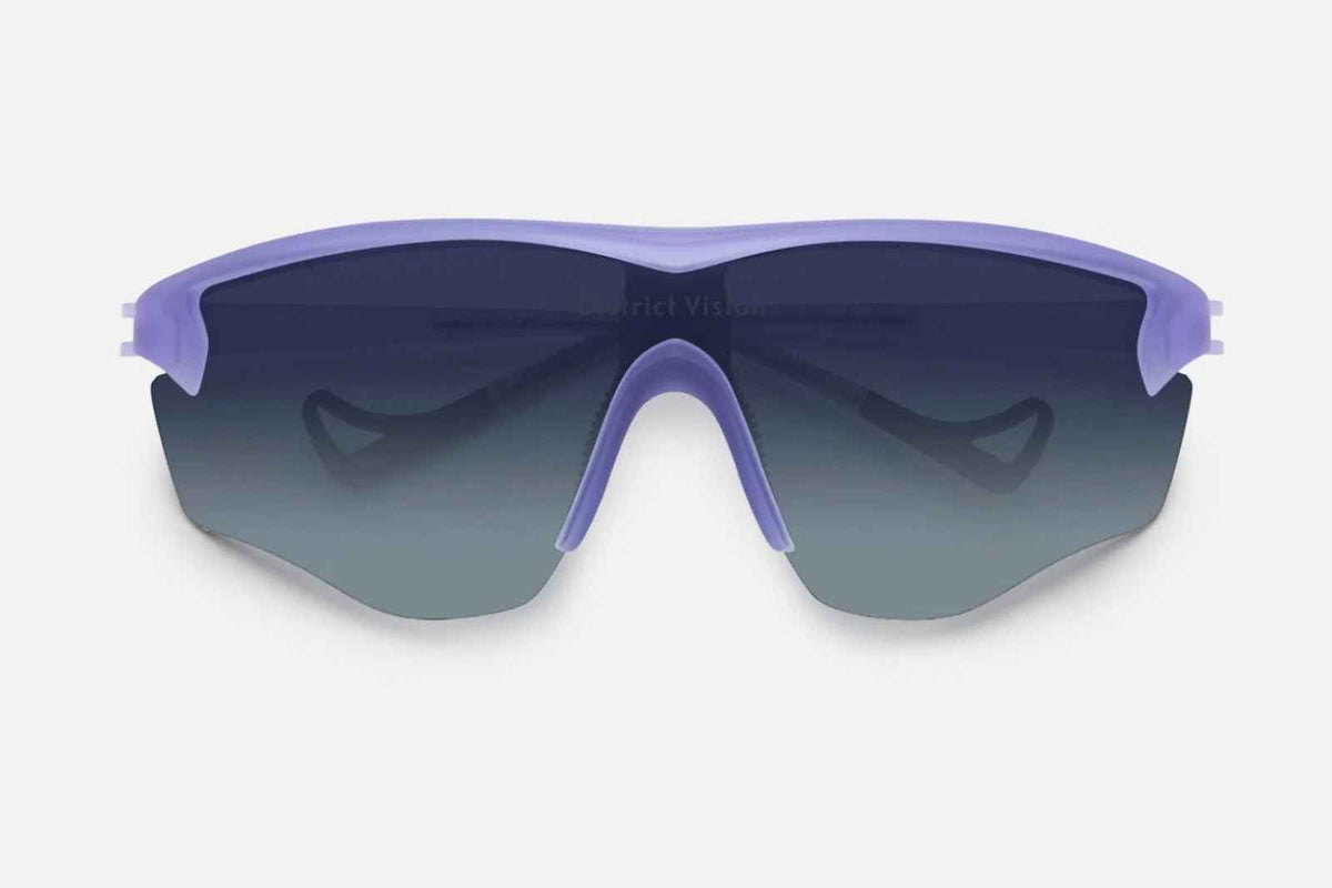 District Vision Junya Racer - Periwinkle/D+ Blue Sunglasses