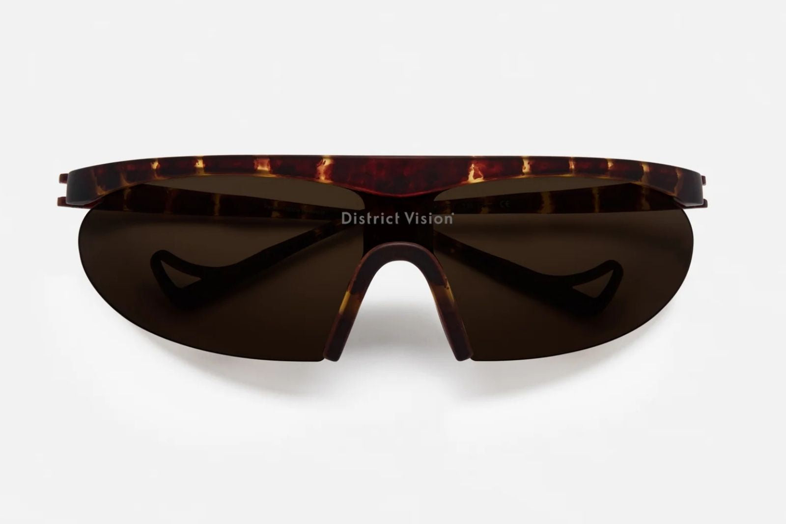District Vision Koharu Eclipse - Brown Mosaic/D+ Copper Sunglasses