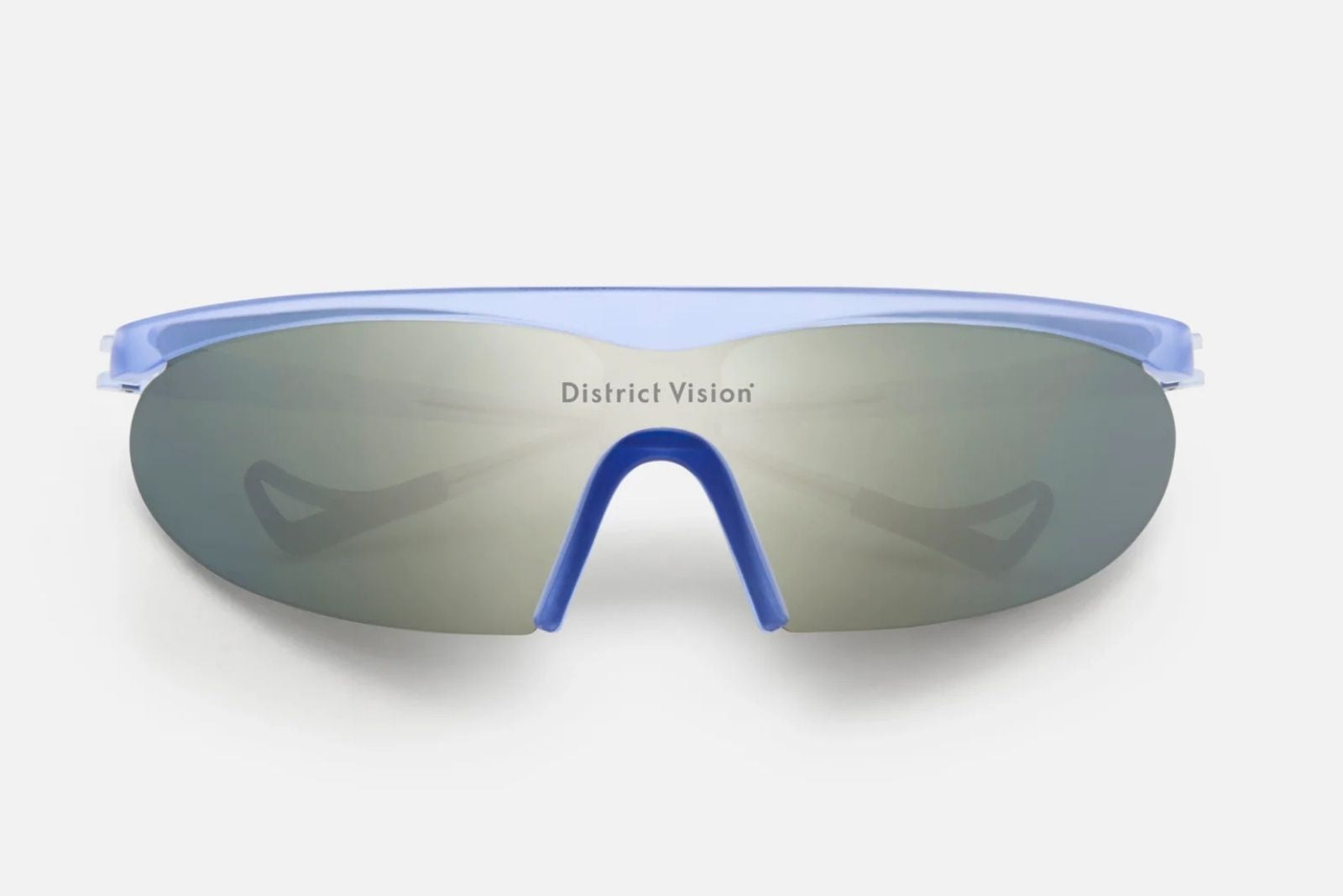 District Vision Koharu Eclipse - Mist/D+ G15 Silver Flash Mirror Sunglasses