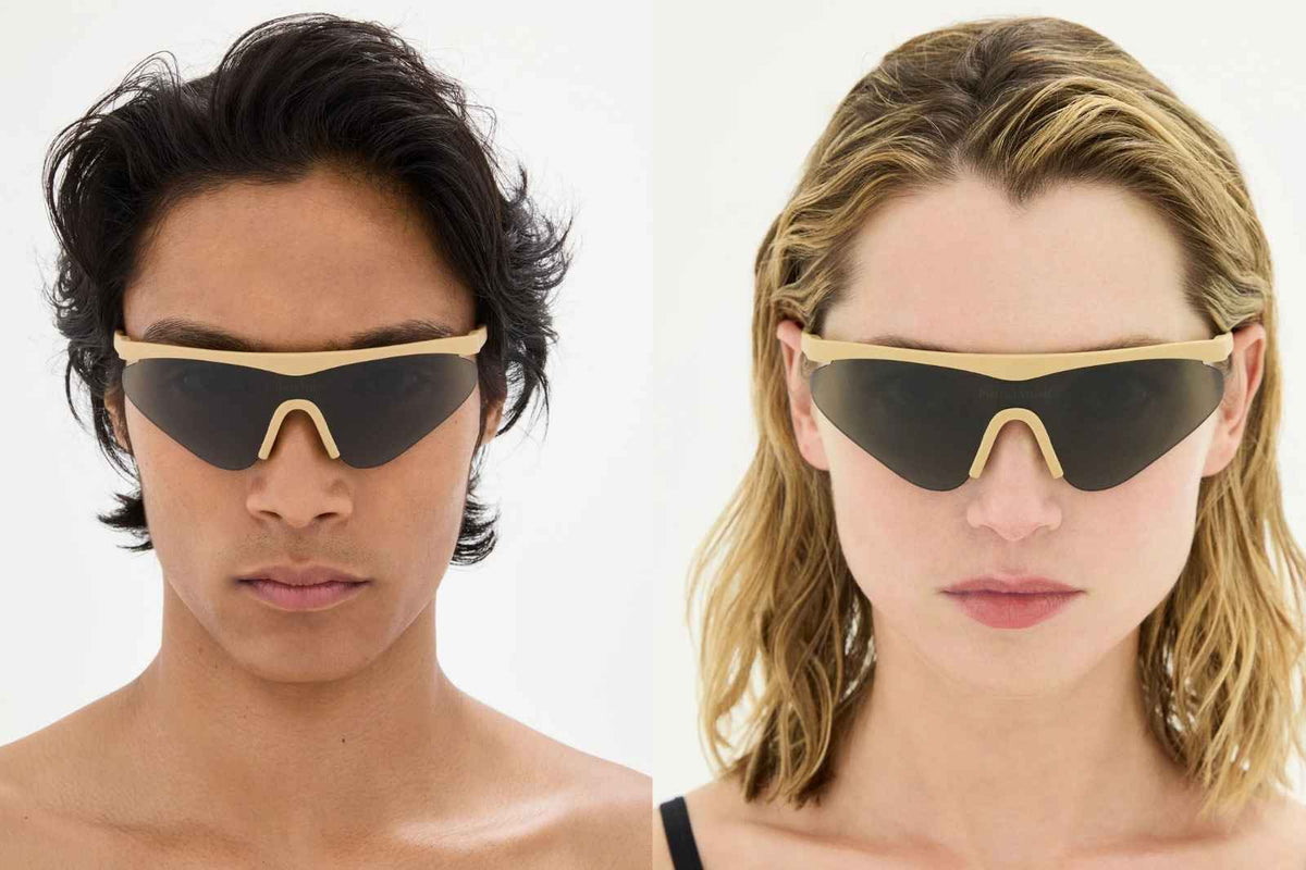 District Vision Momoka Pacer - Bamboo/D+ G15 Sunglasses on Model