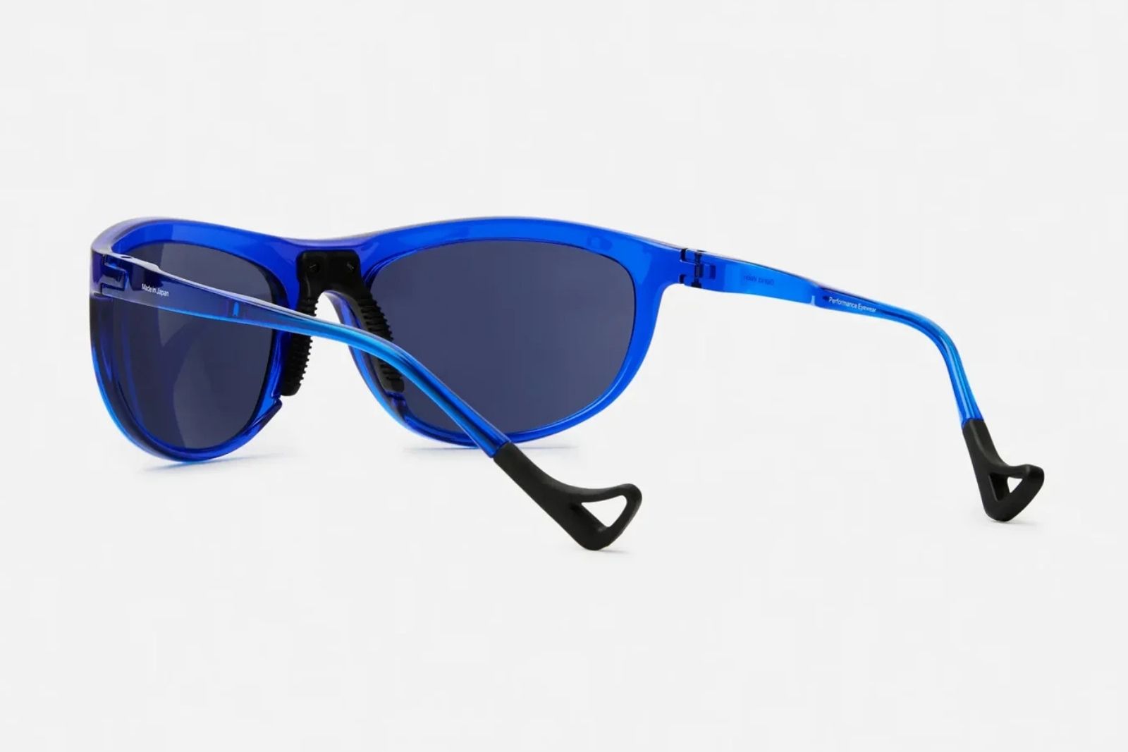 District Vision Takeyoshi - Blueberry - Silver Flash Mirror Sunglasses