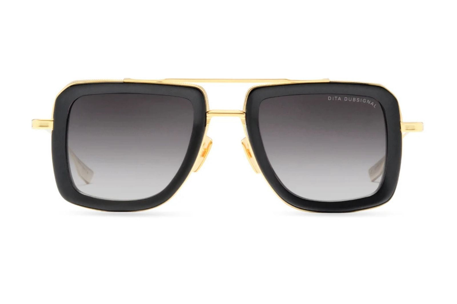 Dita Dubsignal - Black - Yellow Gold Sunglasses