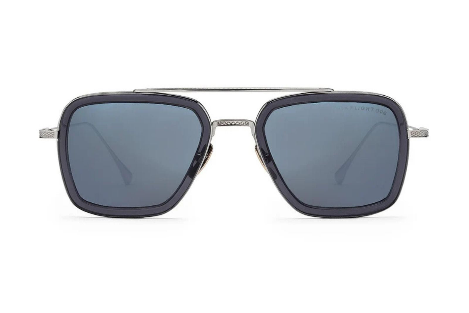 Dita Flight 006 - Smoke Grey Crystal - Black Palladium 2 Sunglasses