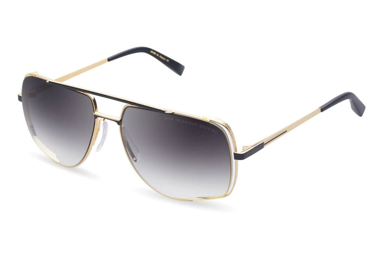 Dita Midnight Special - Yellow Gold - Black Sunglasses