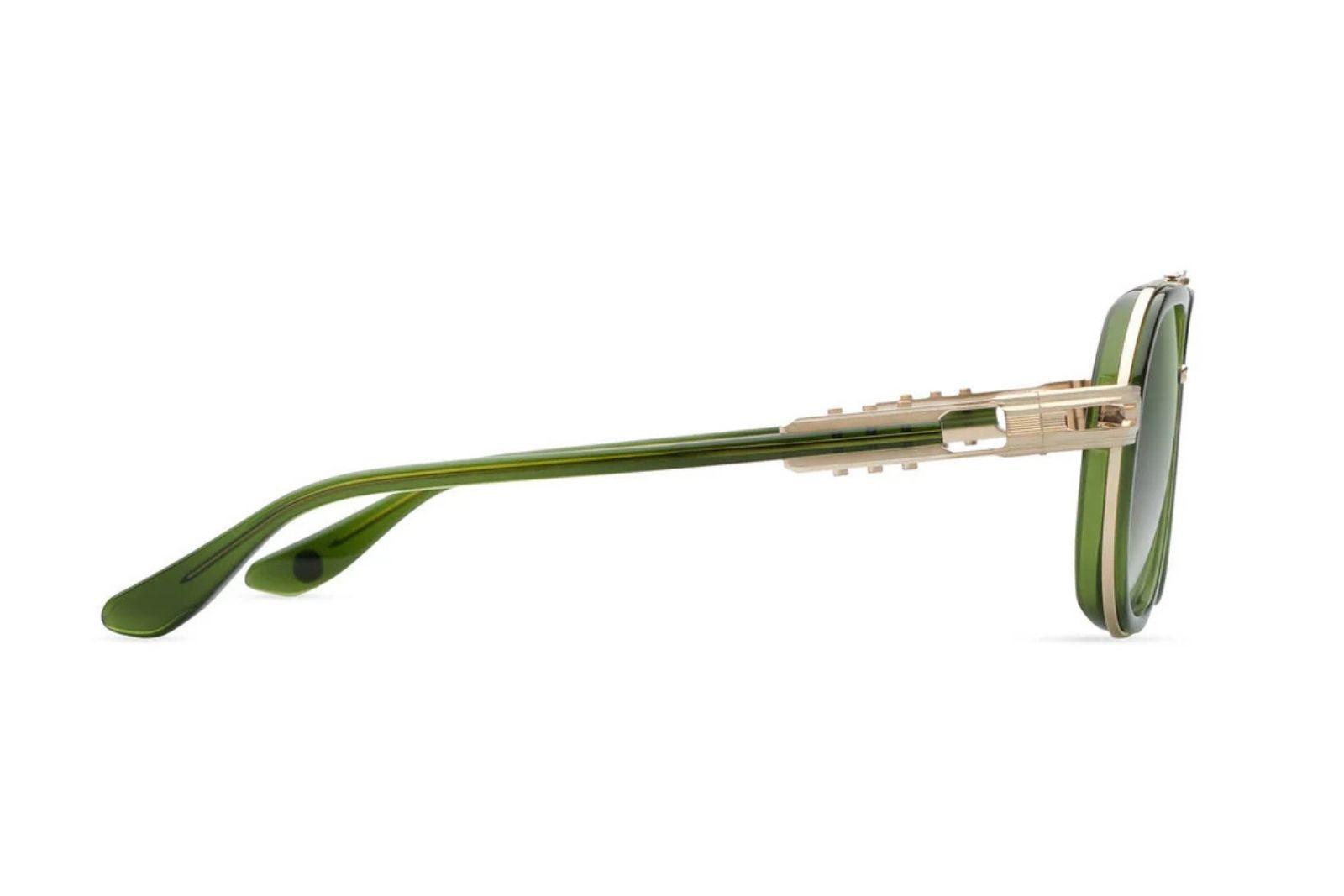 Dita Vastik - White Gold - Crystal Black Moss Sunglasses