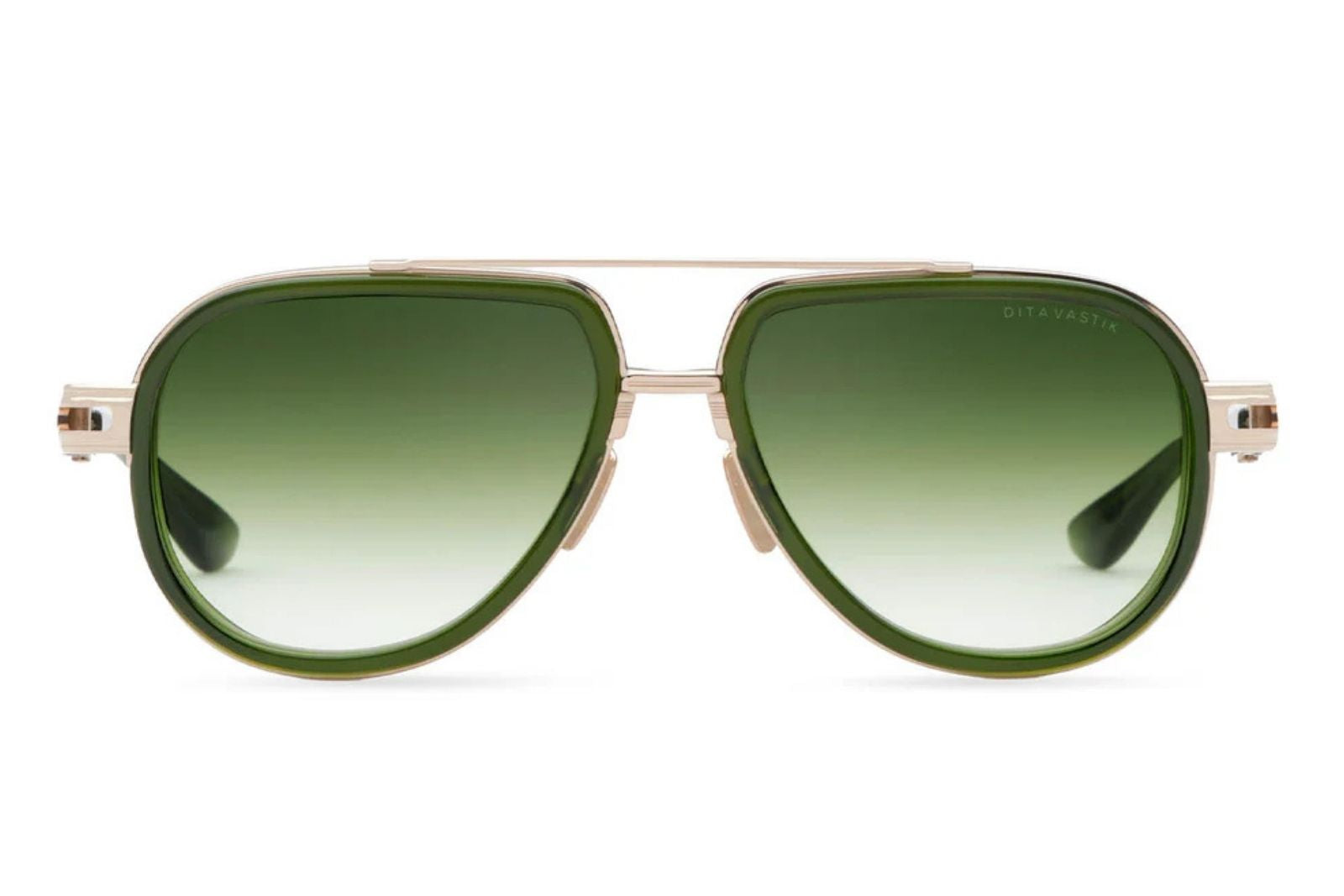 Dita Vastik - White Gold - Crystal Black Moss Sunglasses
