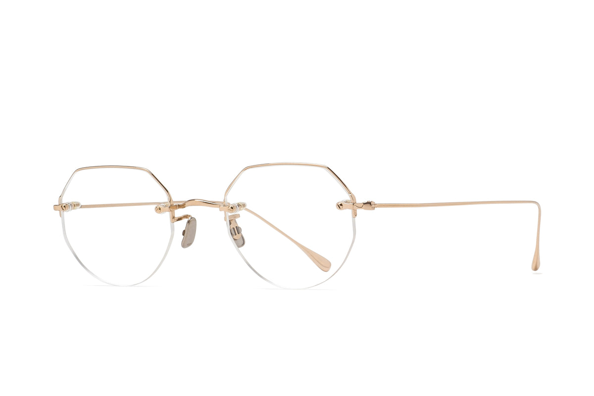 Eyevan 7285 | 189 in Gold Eyeglasses - twelvesixtynine