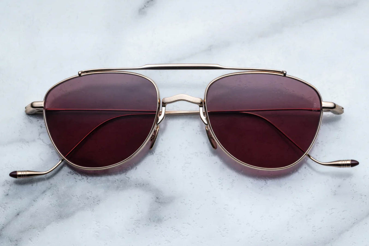 Jacques Marie Mage | Flynn in Champagne Sunglasses - twelvesixtynine
