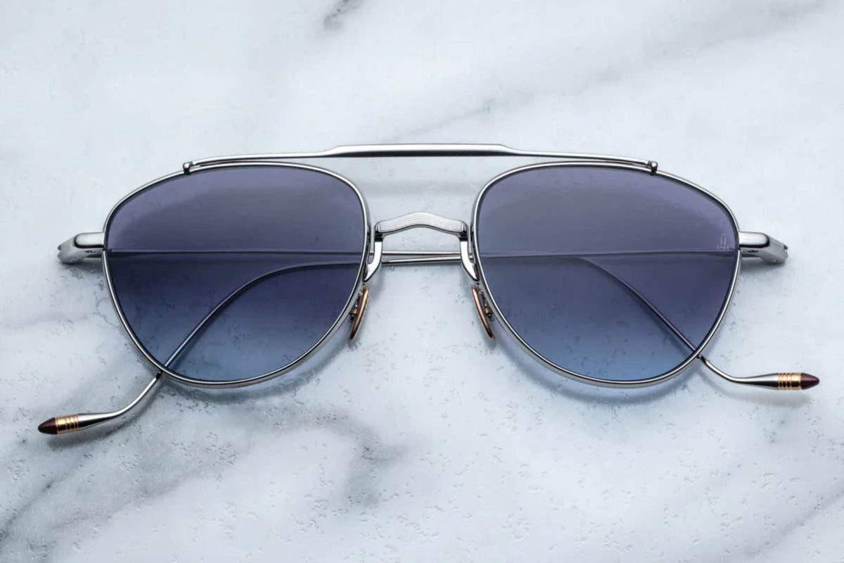 Jacques Marie Mage | Flynn in Silver Sunglasses - twelvesixtynine